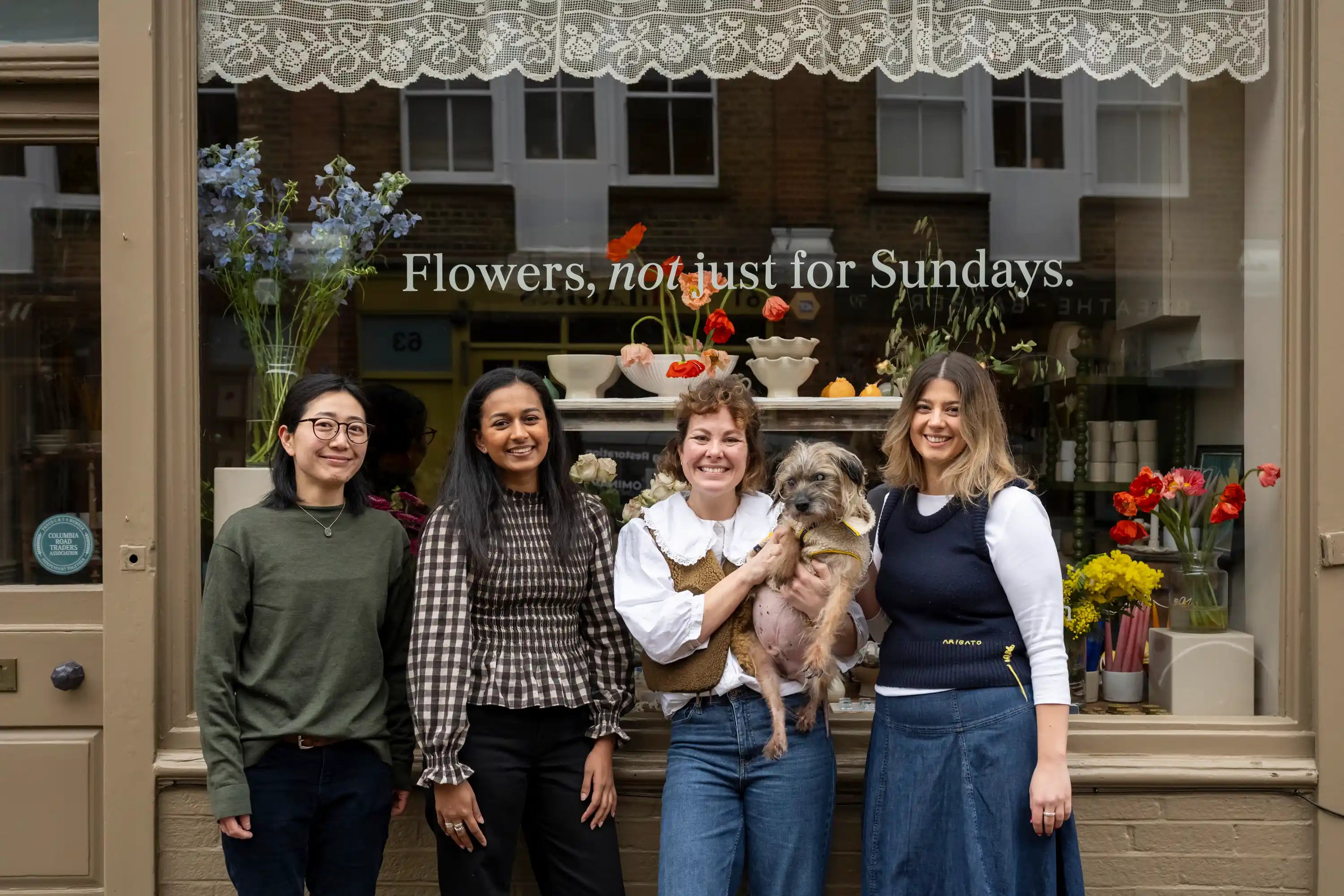 Spring is in the Columbia Road Air