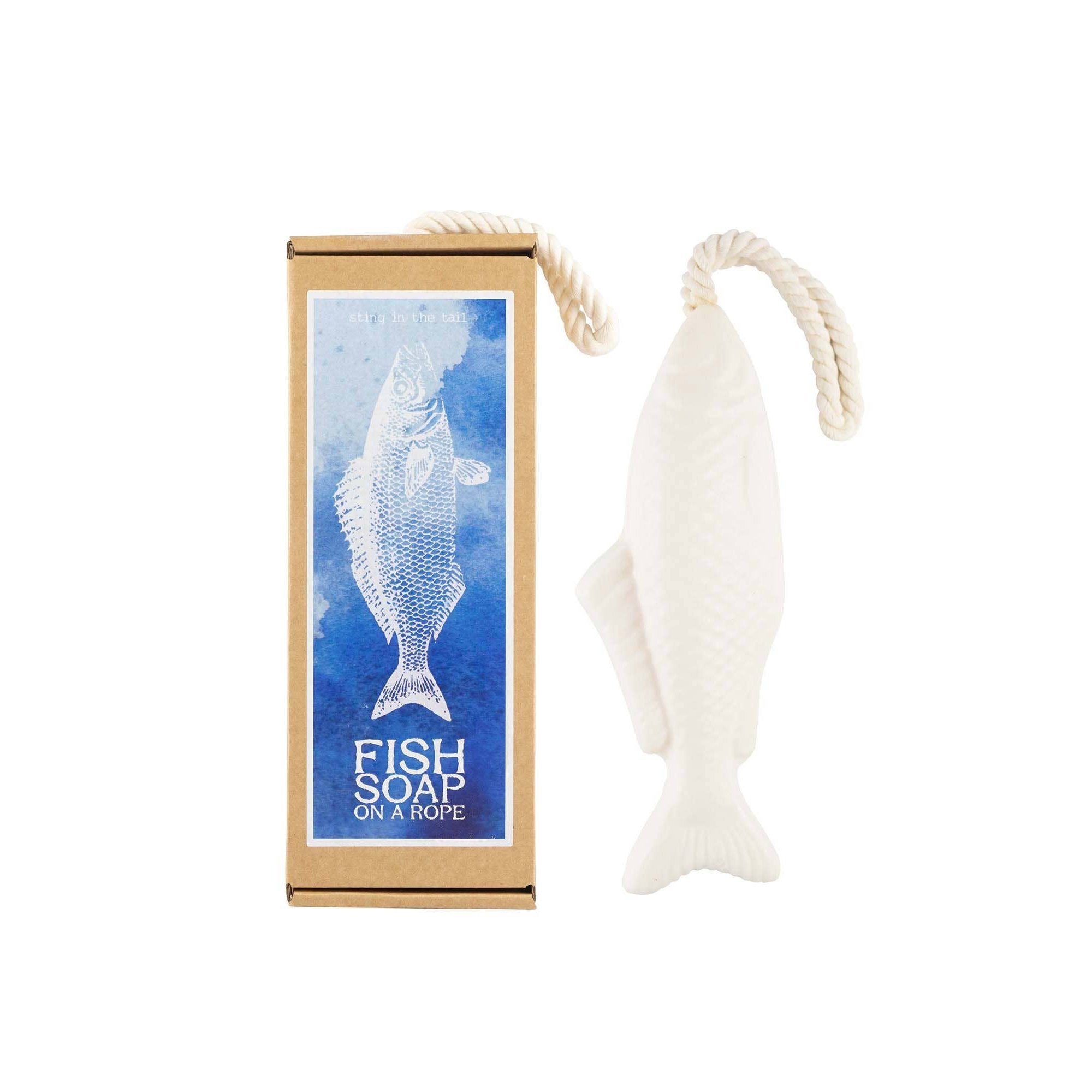 Fish Soap on a Rope in Box