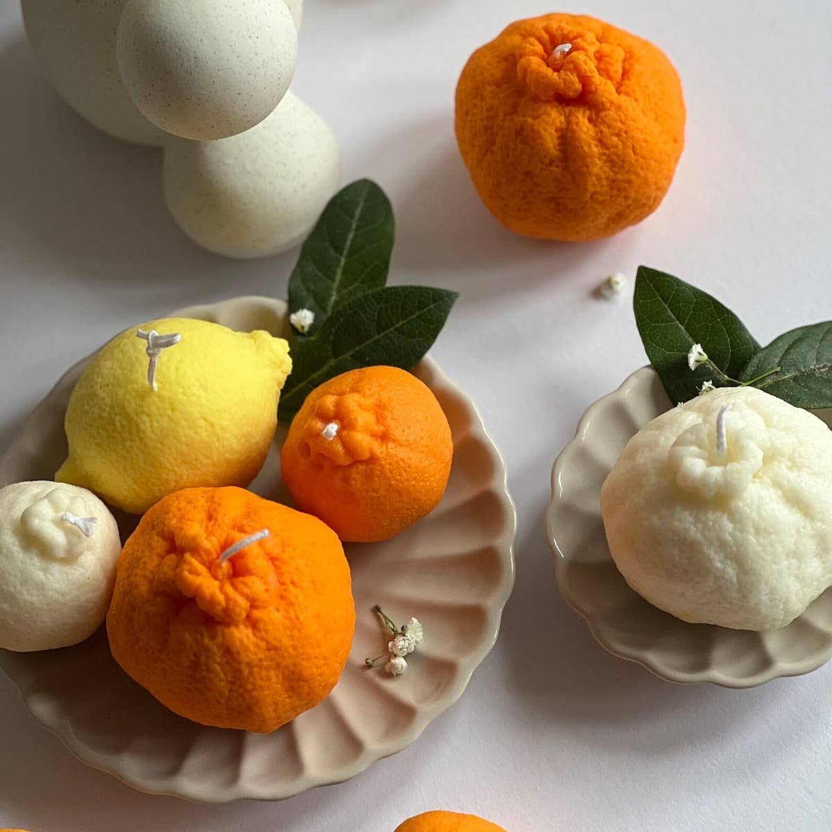 Soy Wax Orange Shaped Scented Candle | Small | 2 Scents Available