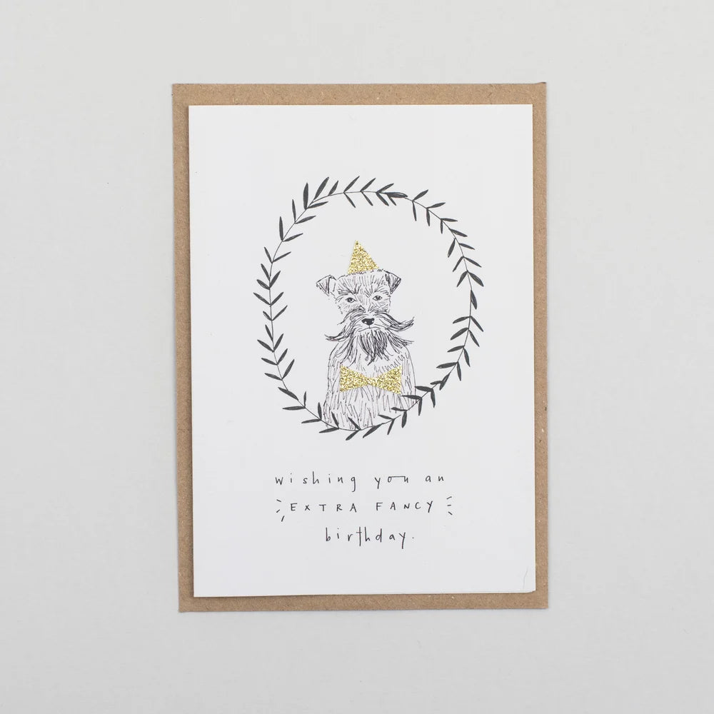 Wishing You An Extra Fancy Birthday Greetings Card