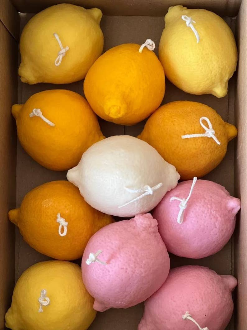 Soy Wax Sicilian Lemon Candle | Unscented