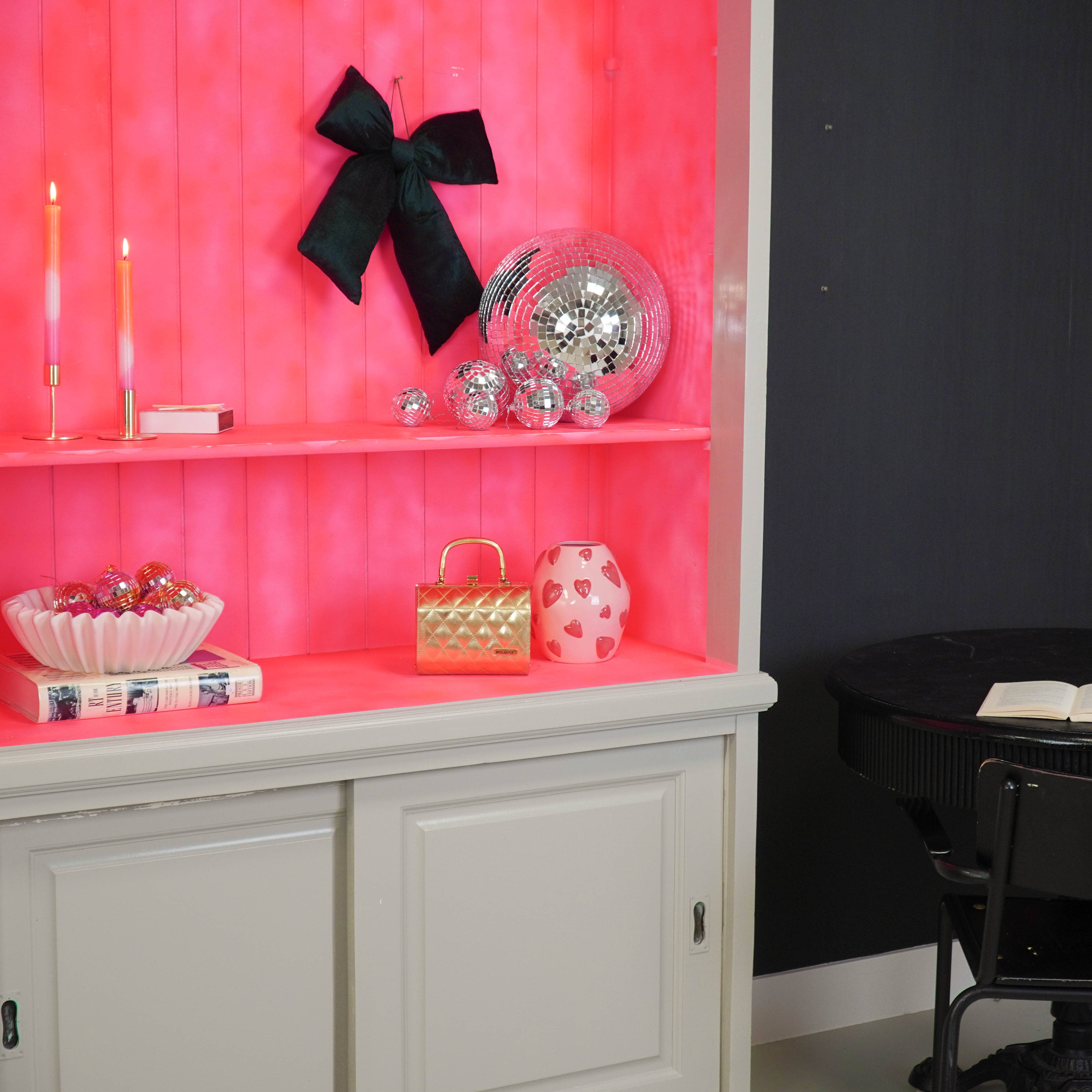 Green Velvet Fabric Bow Christmas Decoration