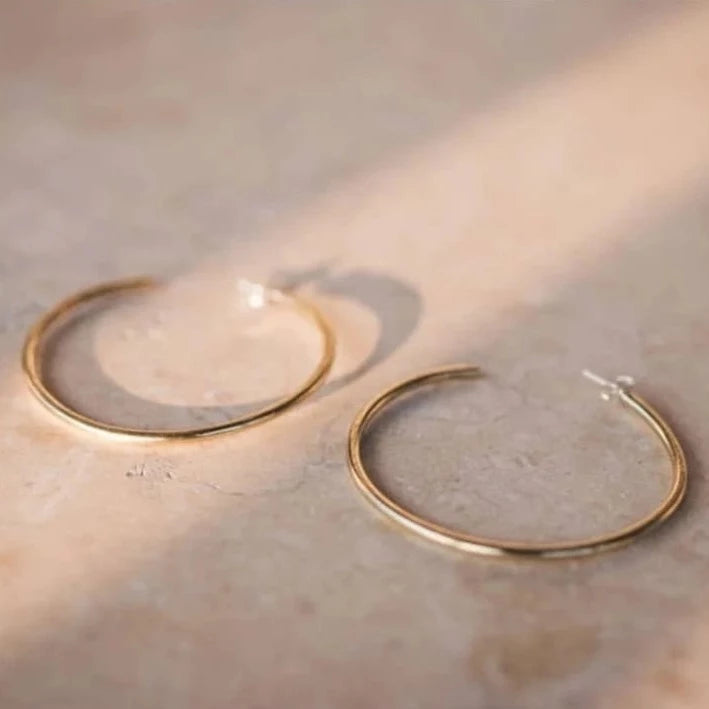 Minimal Hoops | Brass