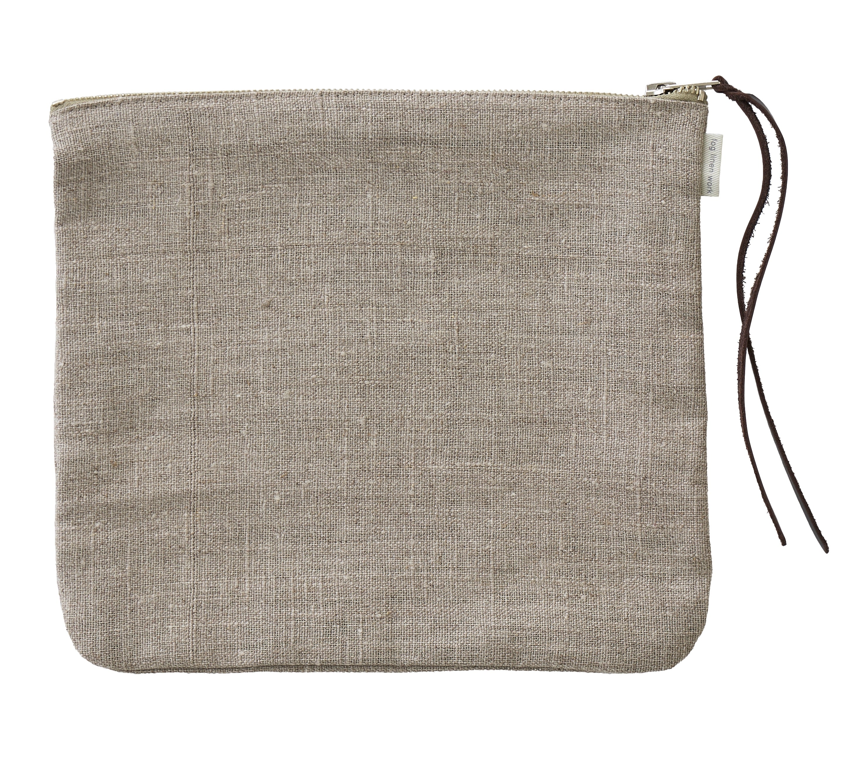 Canna Linen Pouch | Natural