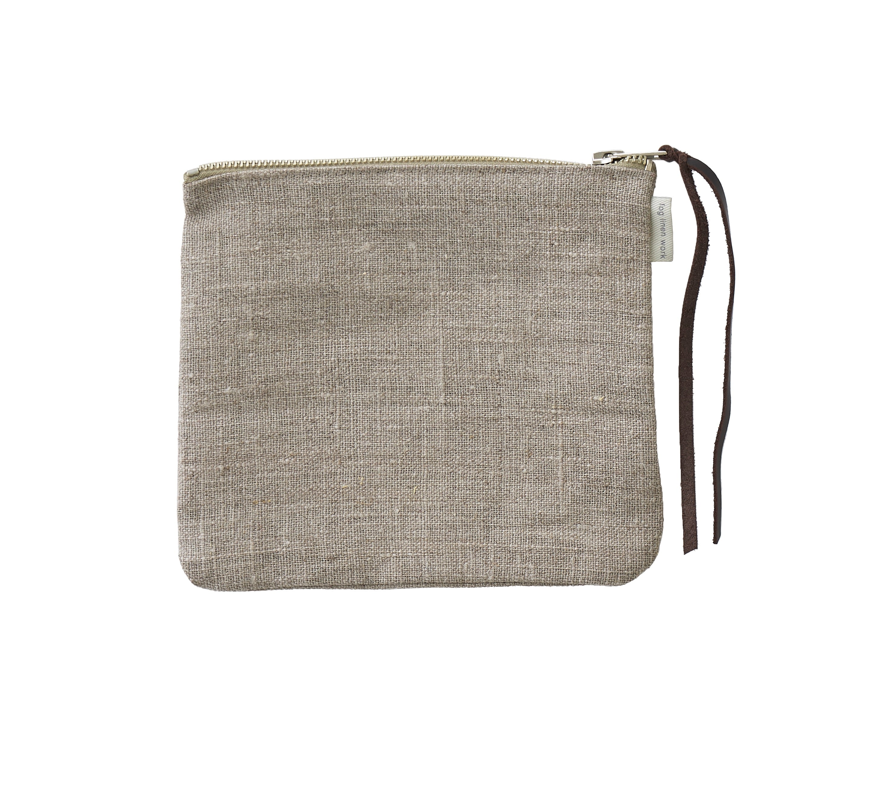 Canna Linen Pouch | Natural