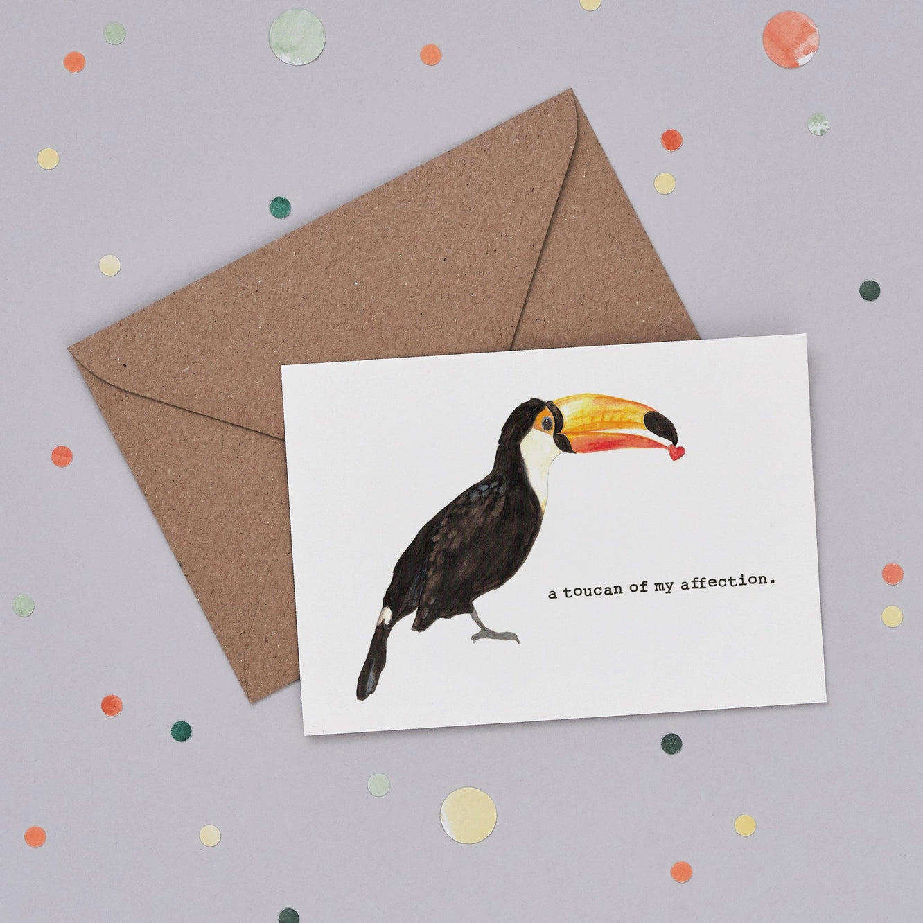 'Toucan of My Affection' Greetings Card