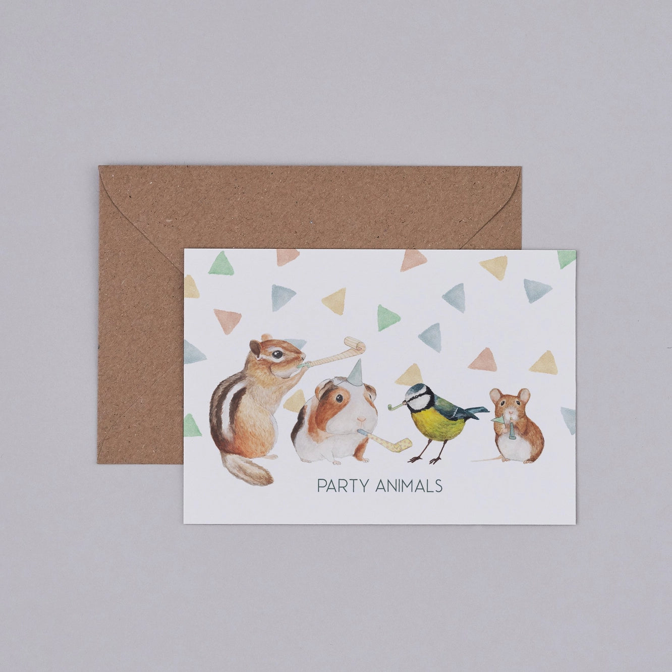 Party Animals Greetings Card