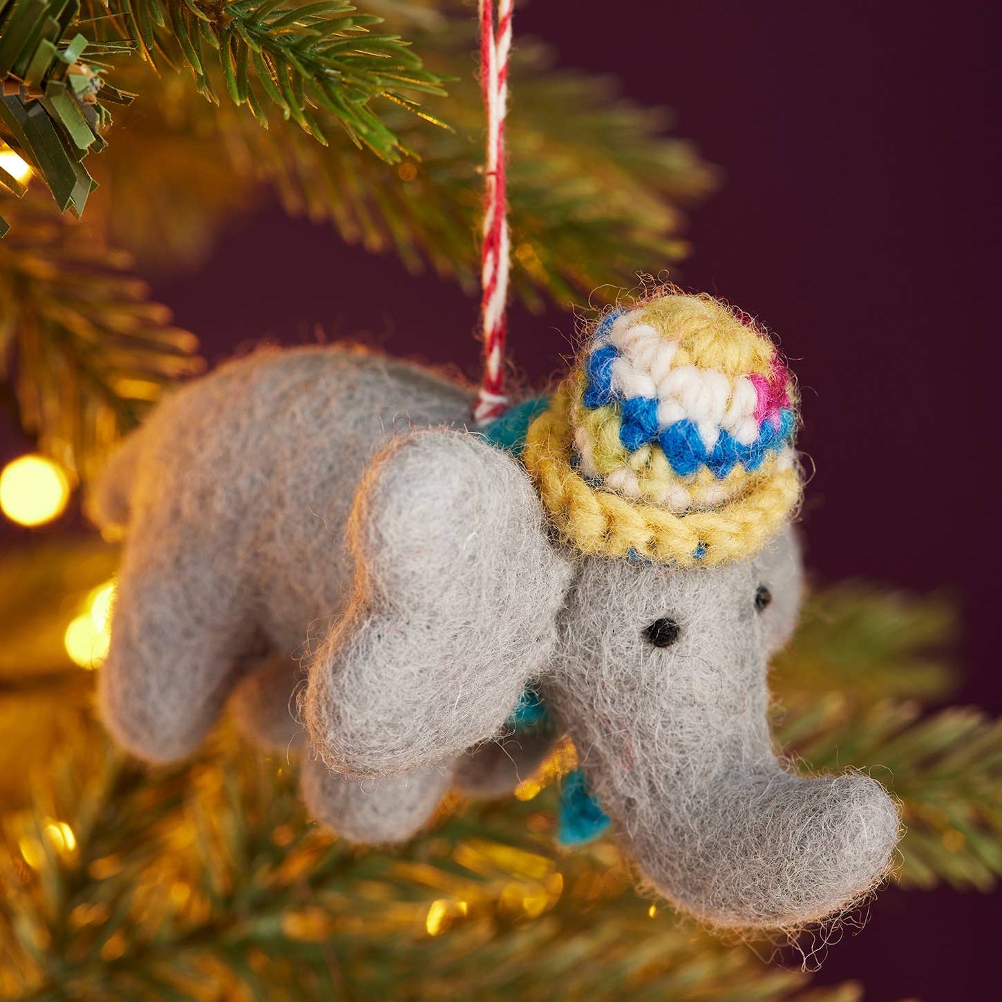 Felt Cosy Elephant Decoration
