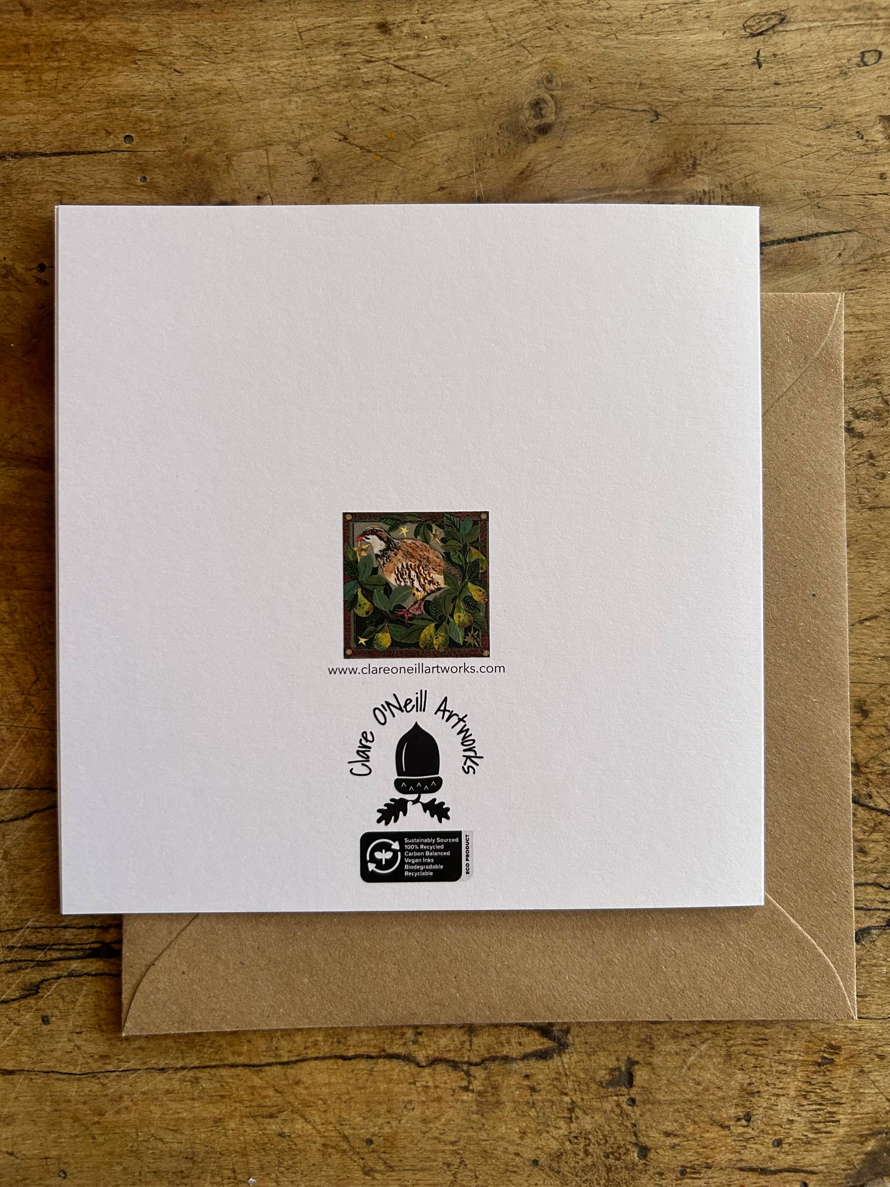 Partridge in the Pear Tree Greetings Card