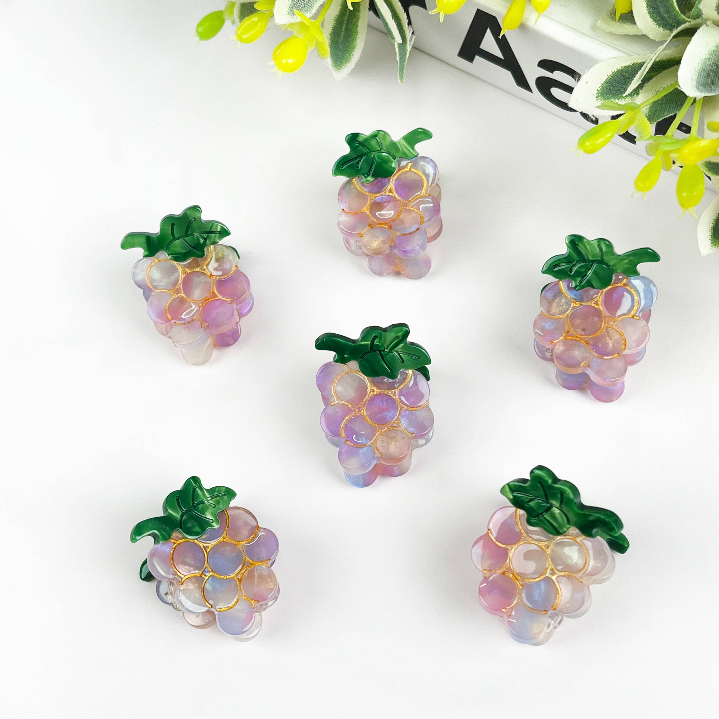 Grape Mini Hair Claw