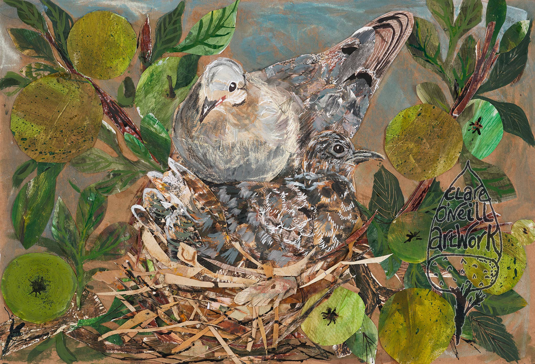 The Four Seasons Fold Out Concertina card