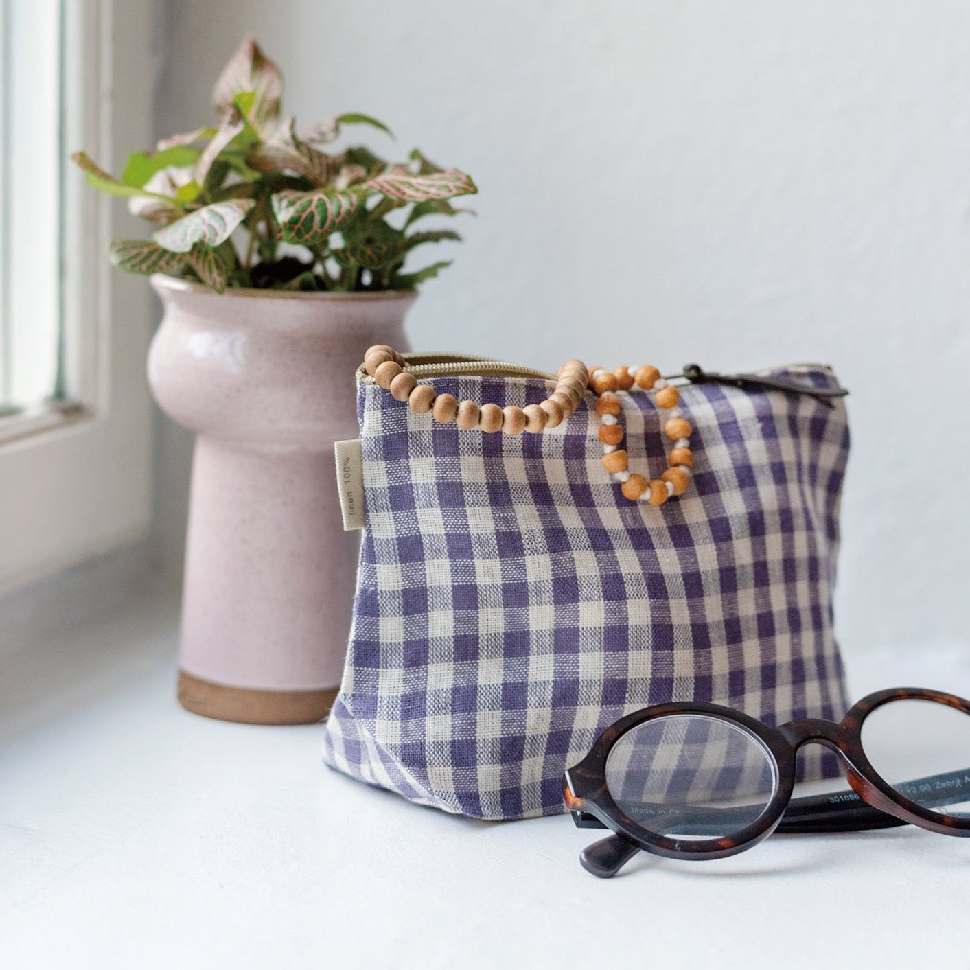 Chris Linen Pouch  | Simone