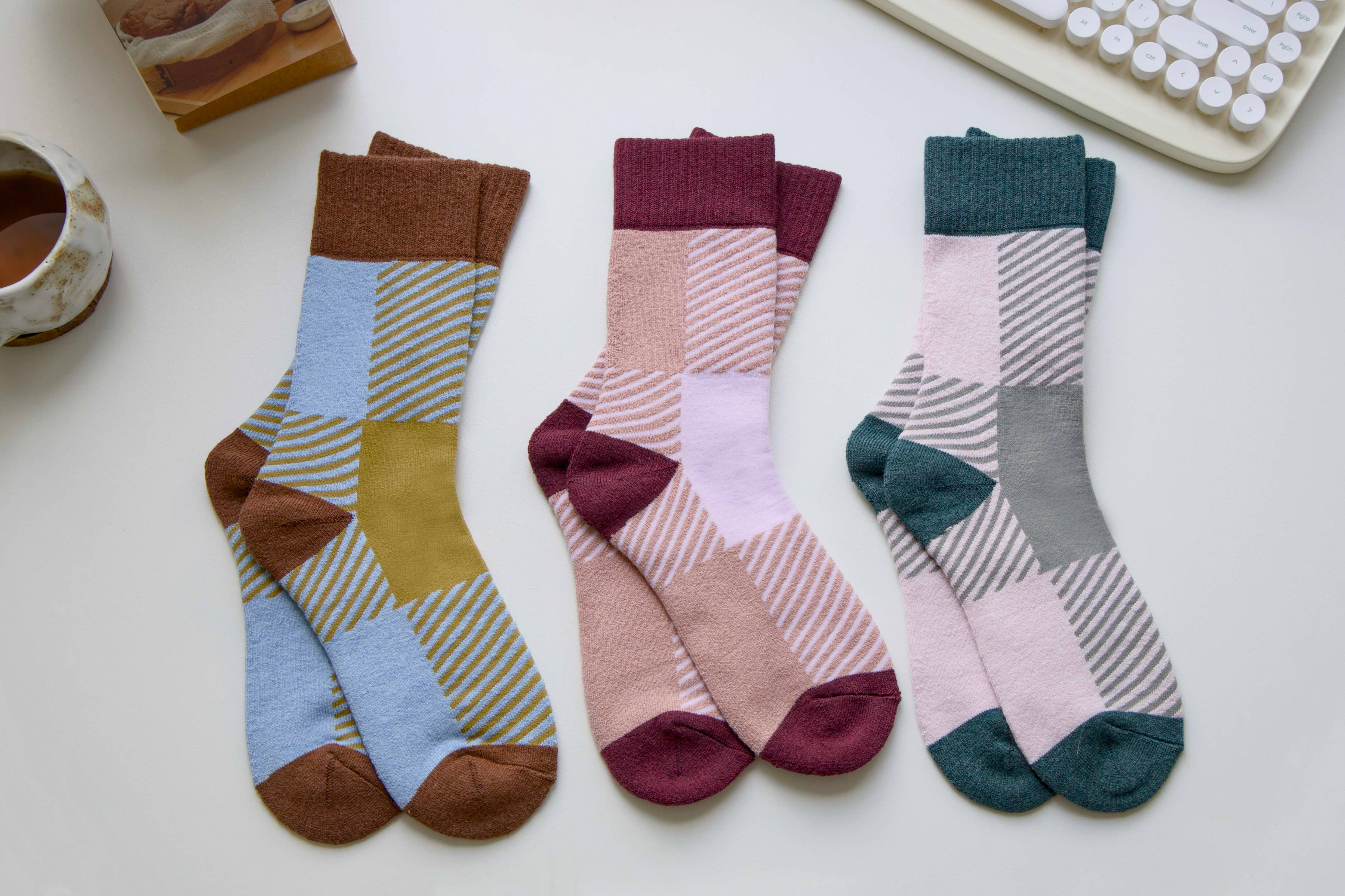 Unisex Wool Crew Socks | 3 Colours Available