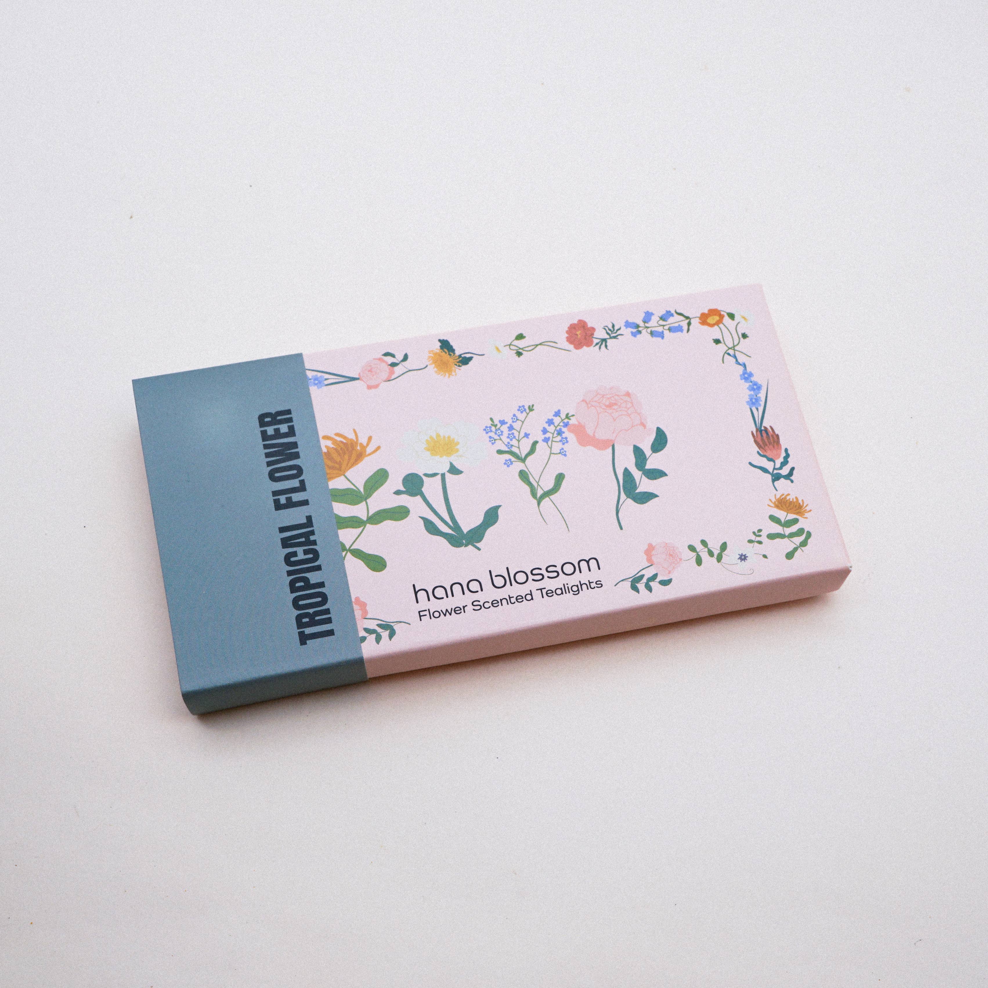 Handmade Tropical Flower Scented Tealights