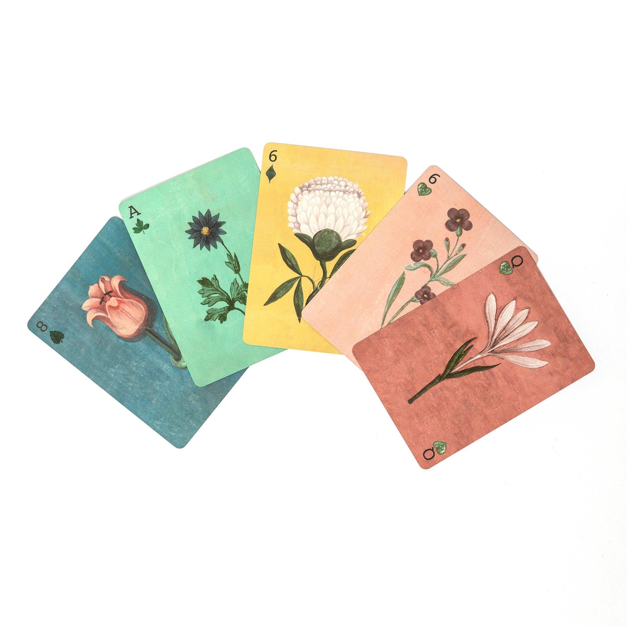 Set of 2 Festival of Flowers Playing Card Set