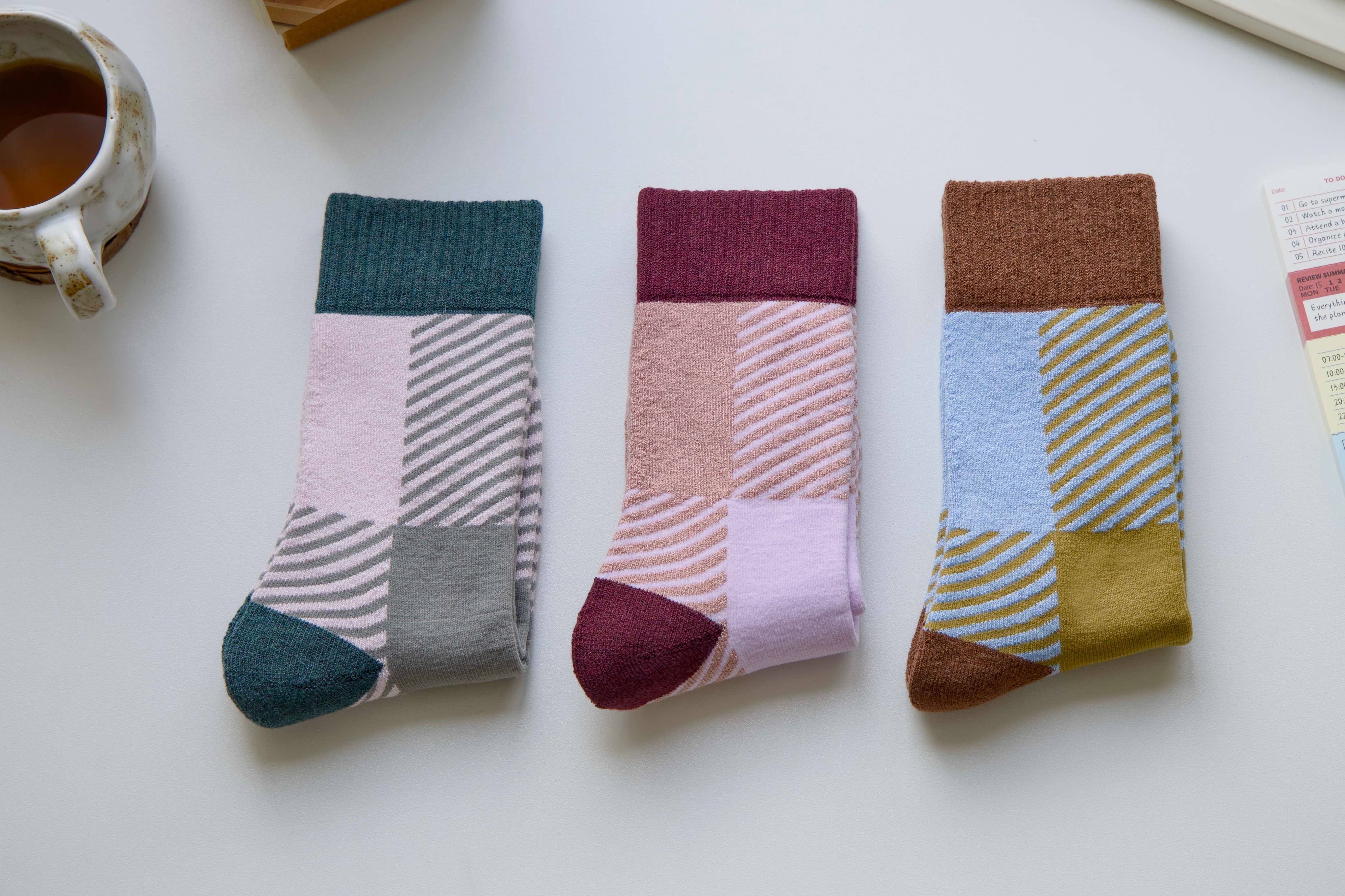 Unisex Wool Crew Socks | 3 Colours Available