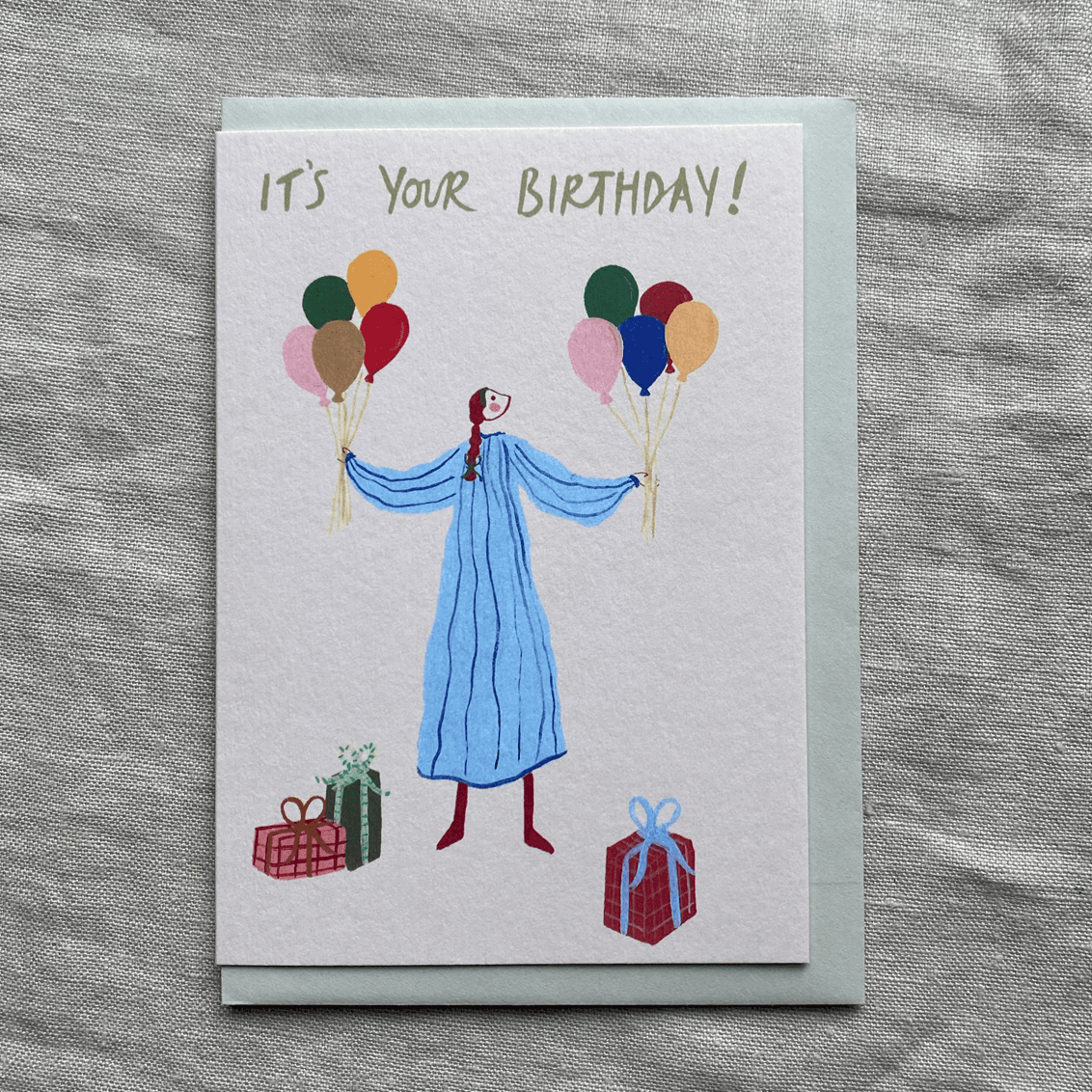 Birthday Balloons Card