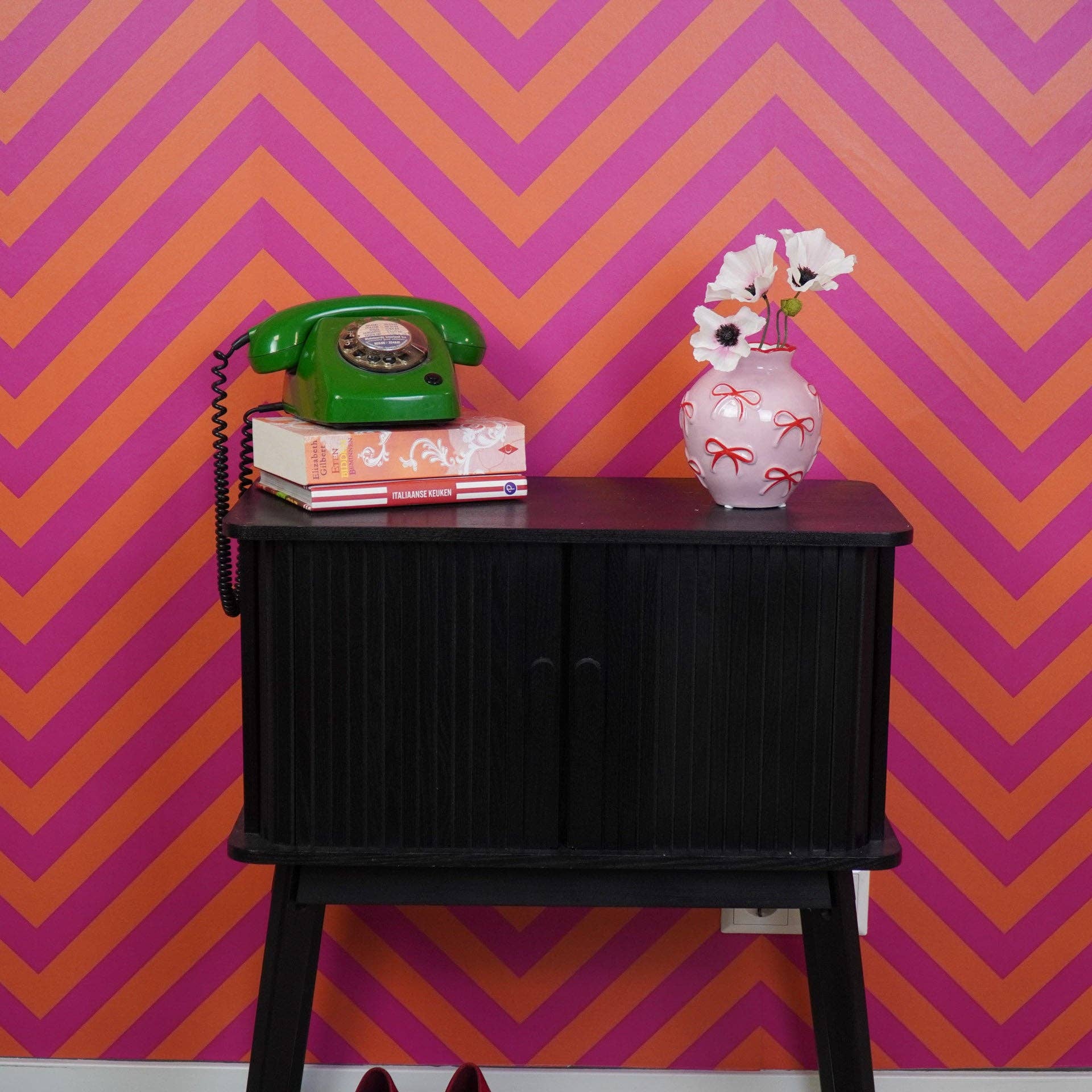 Flower Vase with Ribbons | Small