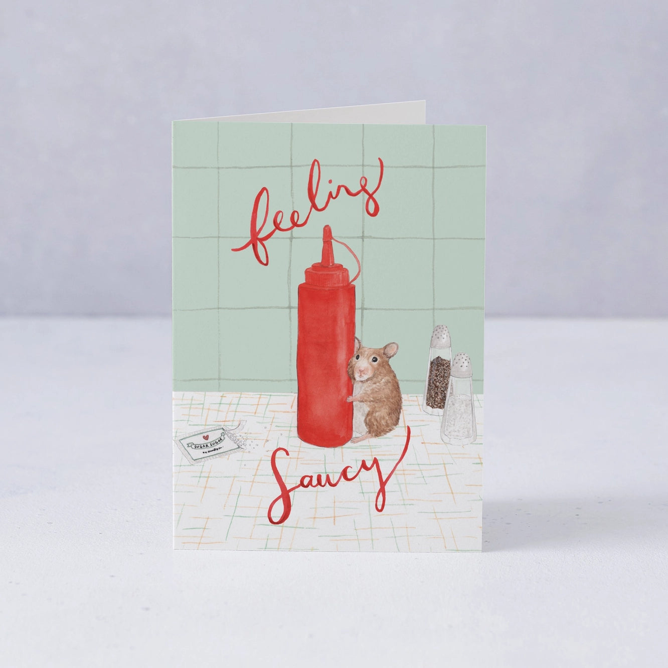 Feeling Saucy Greetings Card