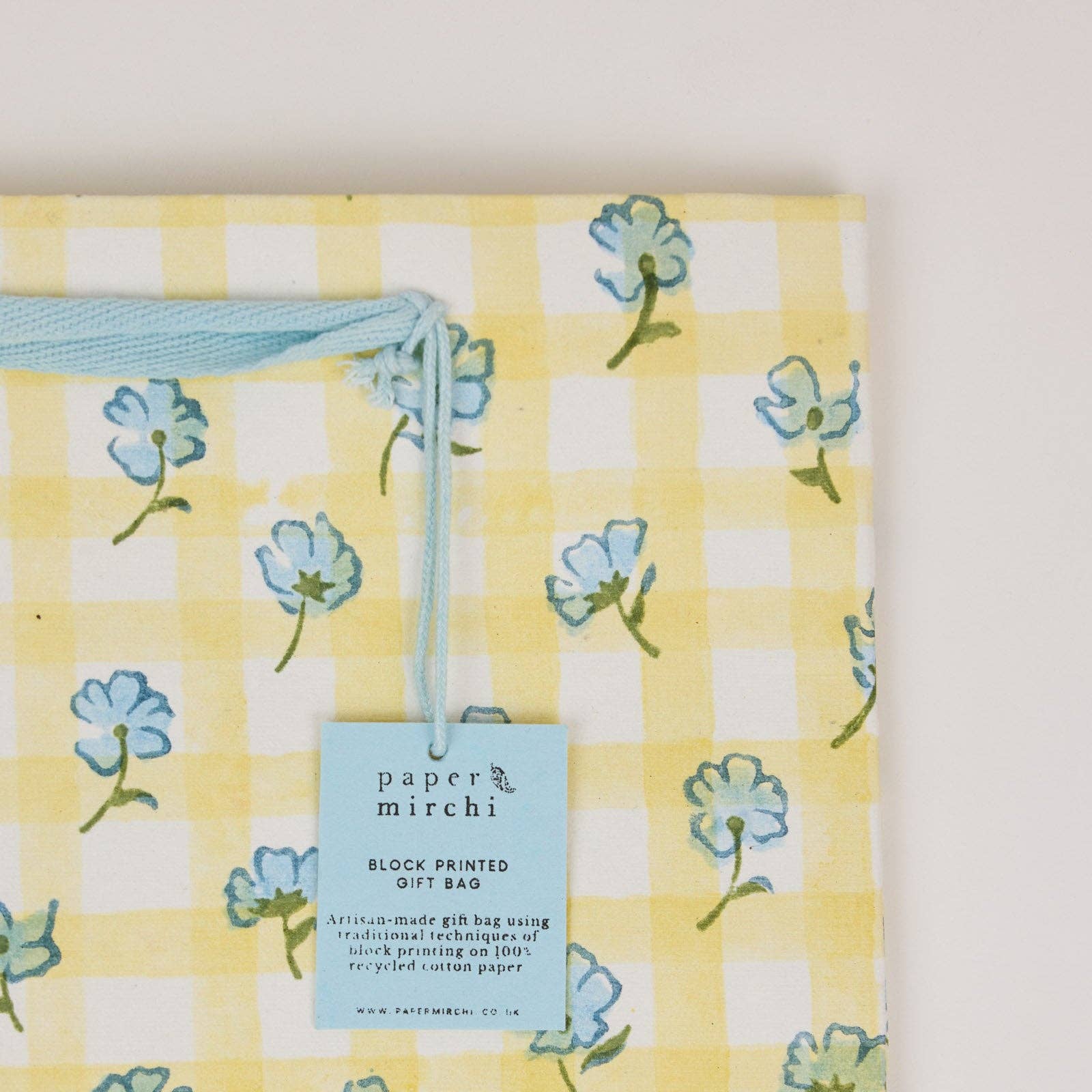 Block Printed Gift Bags (Medium) - Alaska