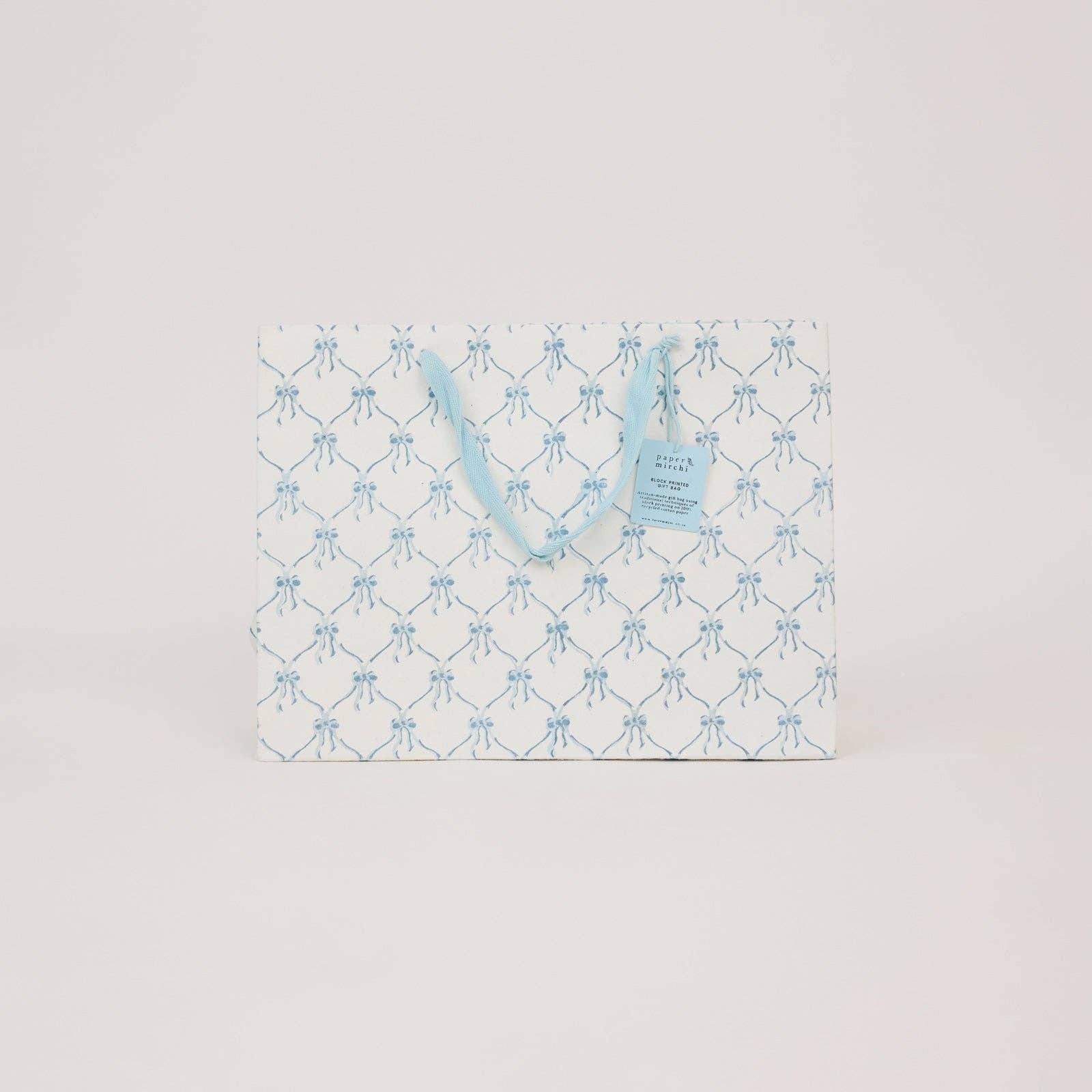 Block Printed Gift Bags (Large) - Alaska