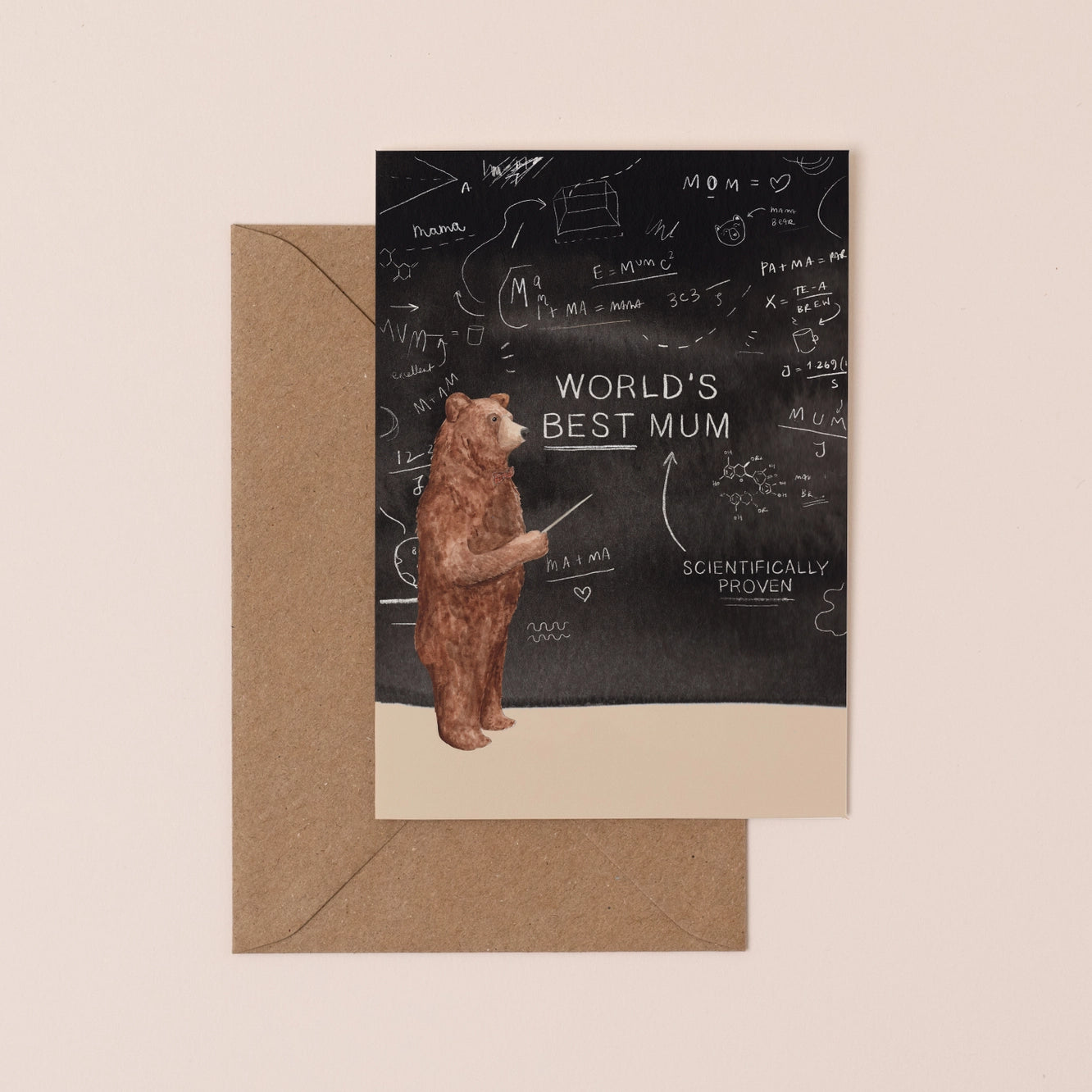'World's Best Mum' Greetings Card