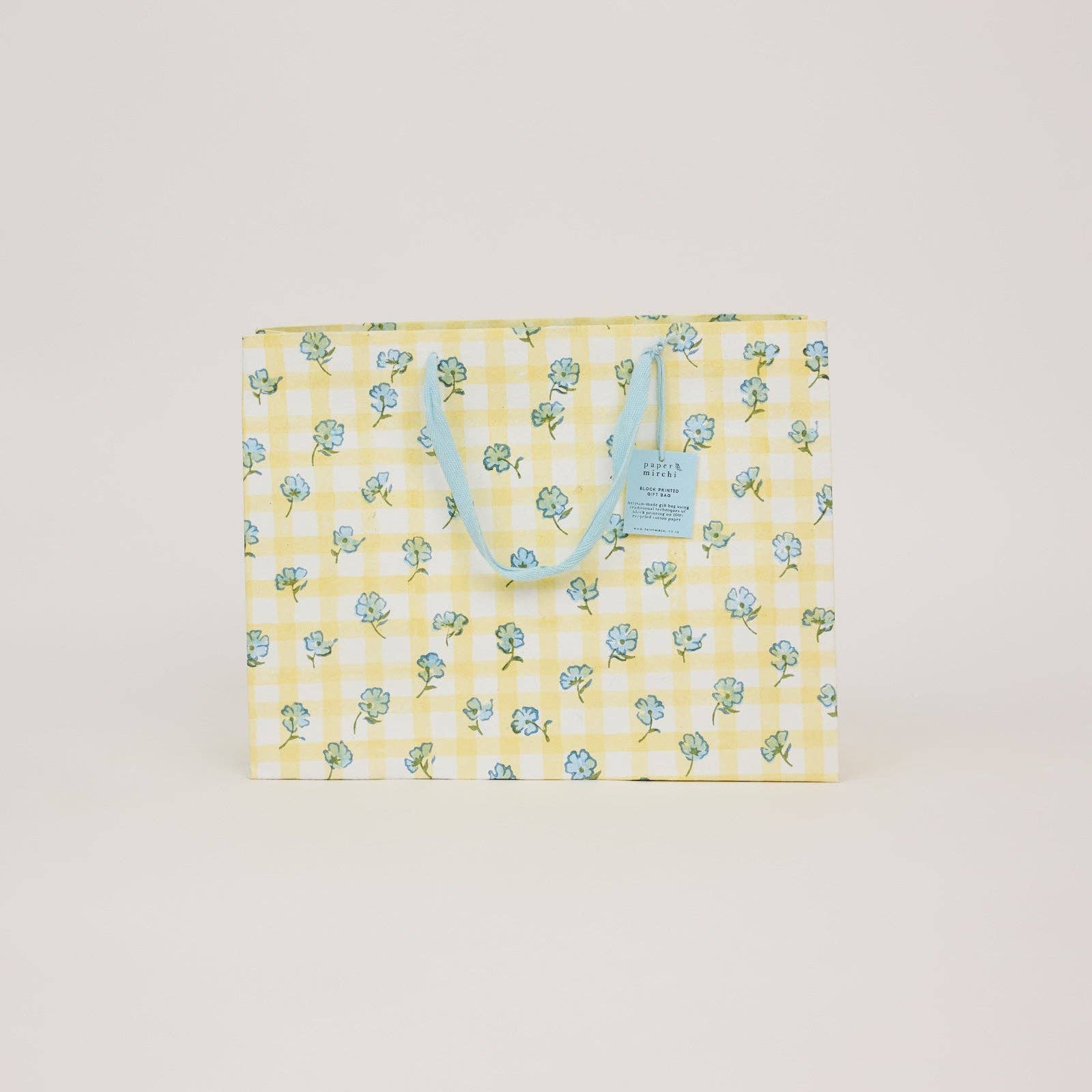 Block Printed Gift Bags (Large) - Alaska