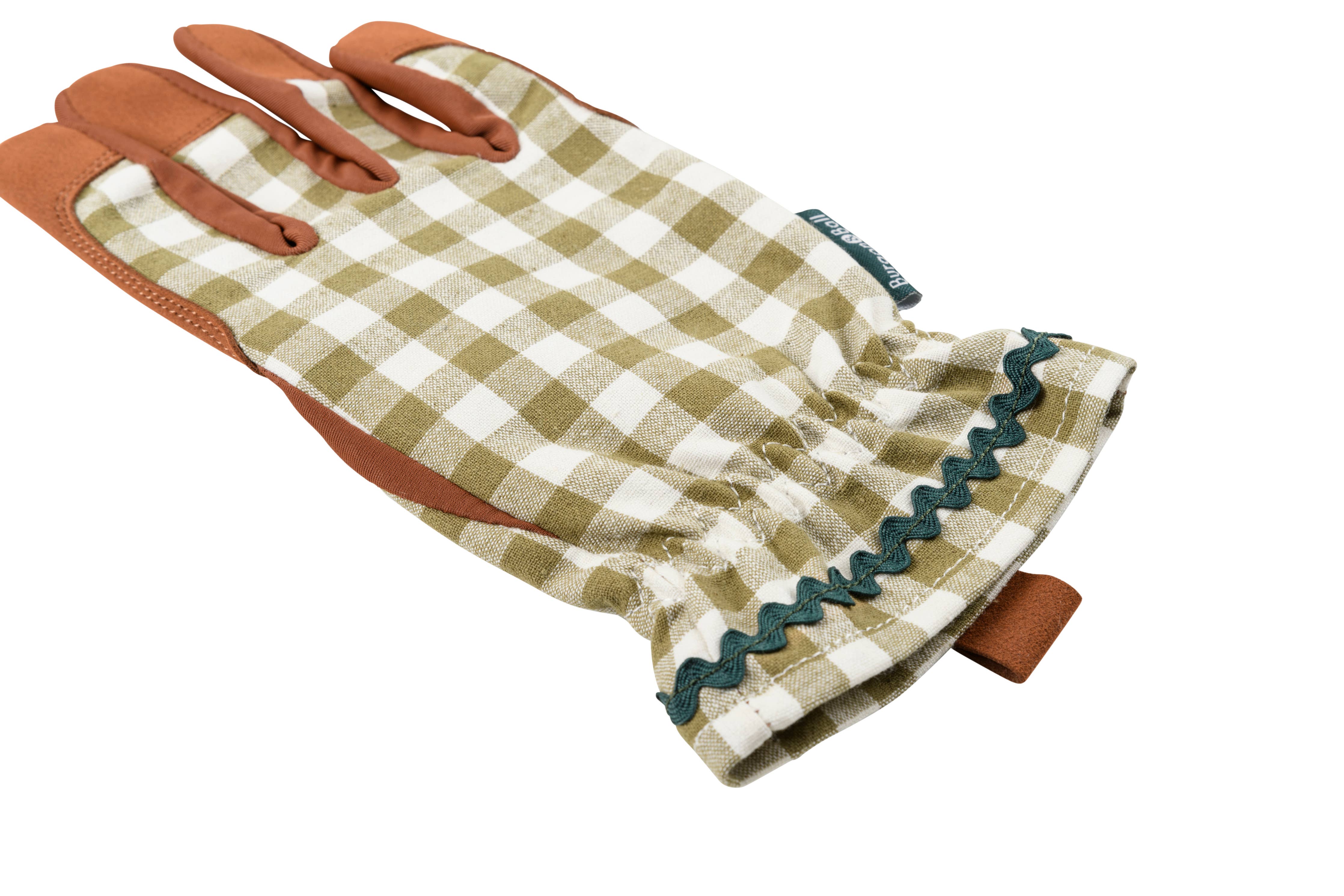 Women's Gardening Gloves | Olive Check