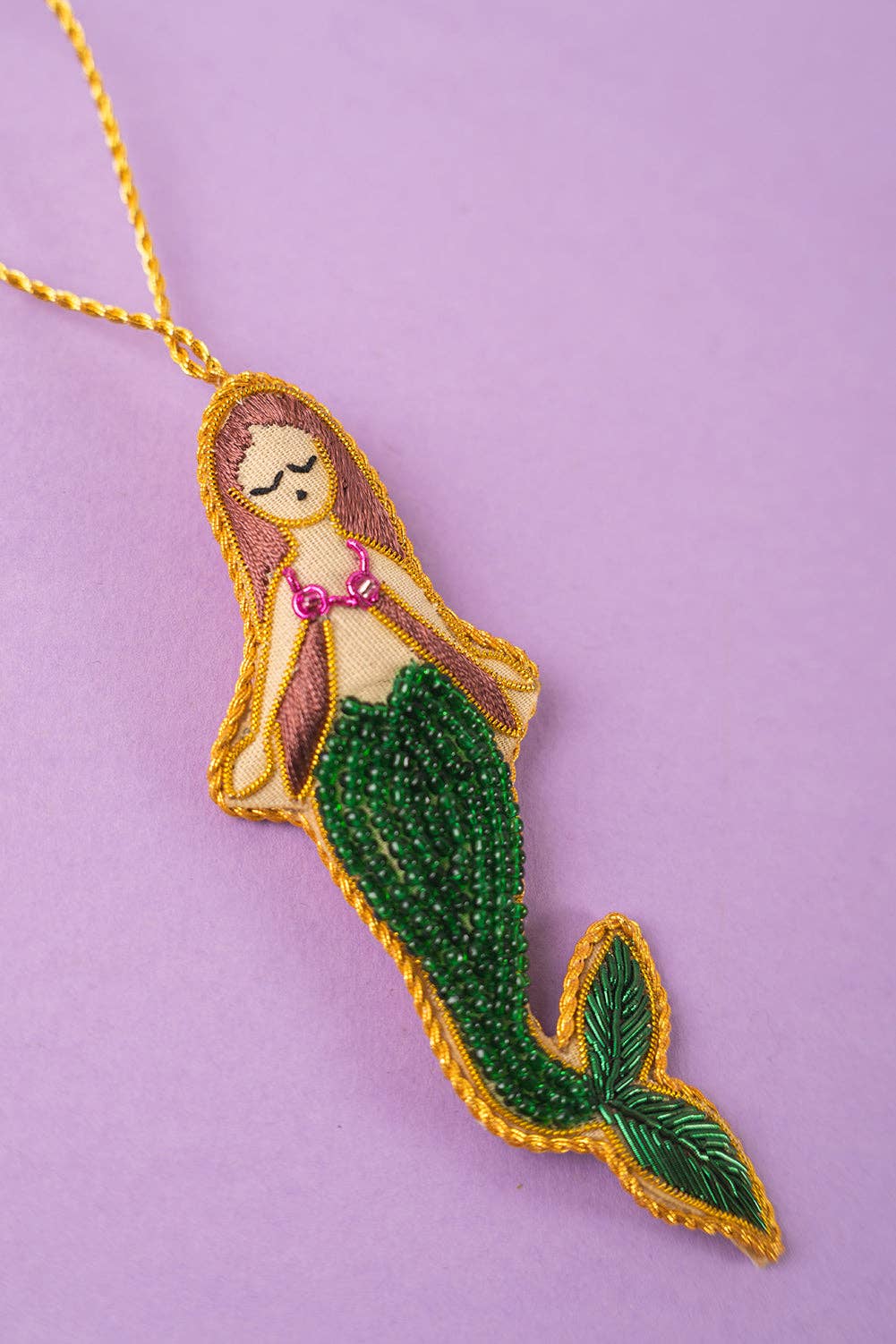 Beaded Mermaid Decoration