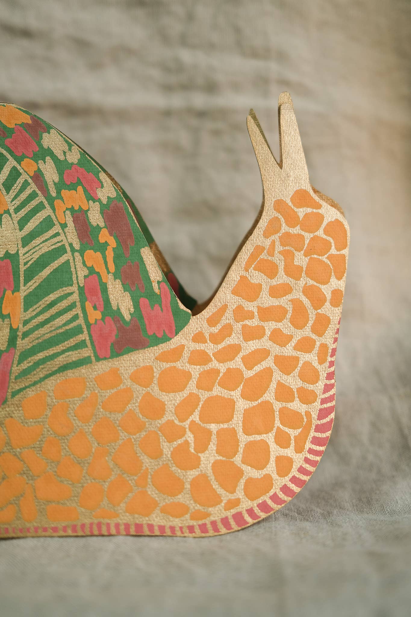 Screen Printed Snail Greeting Card