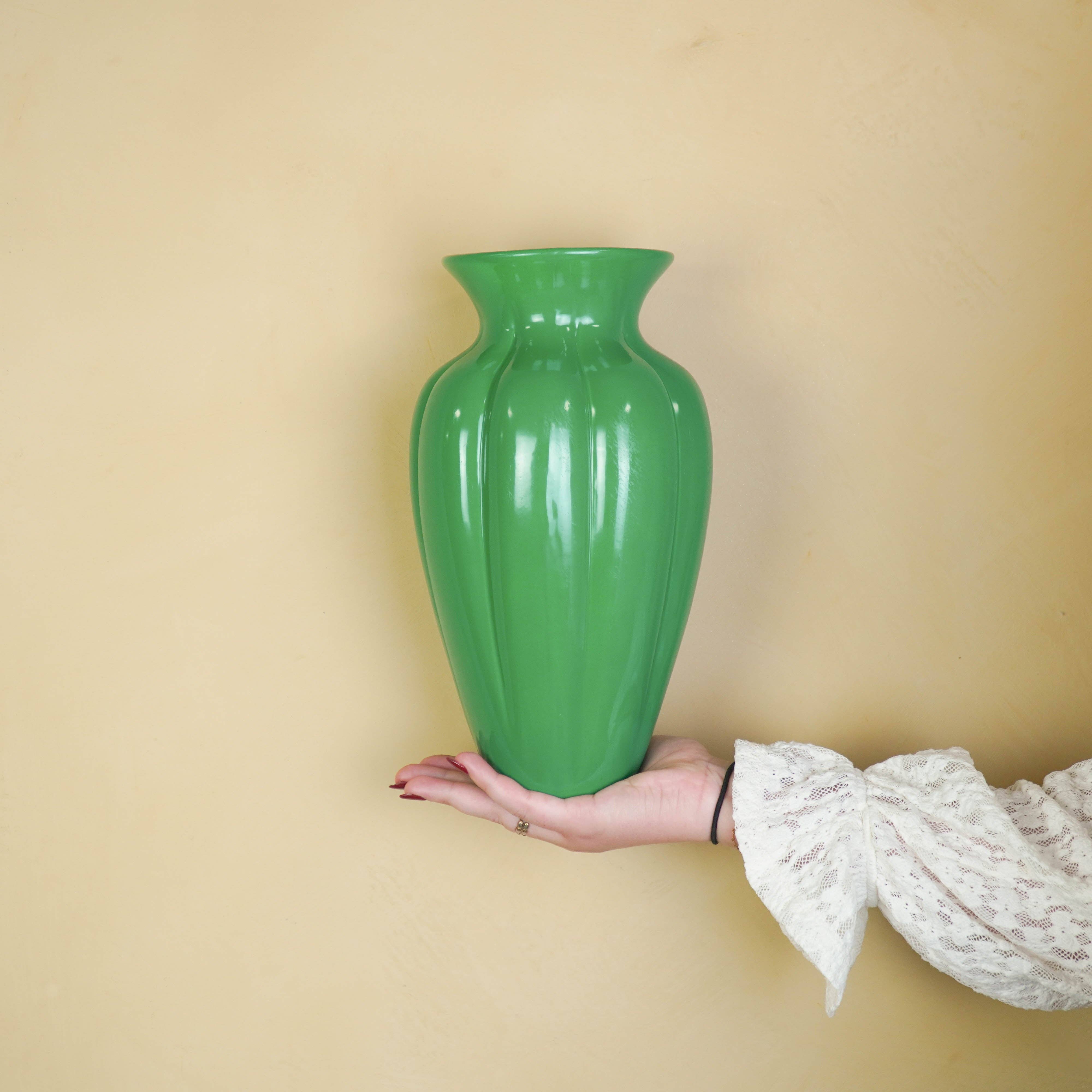 Pleated Flower Vase | Green