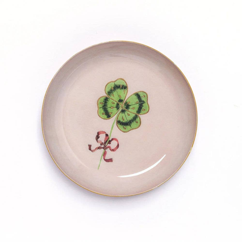 Round Enamel Tray | Clover