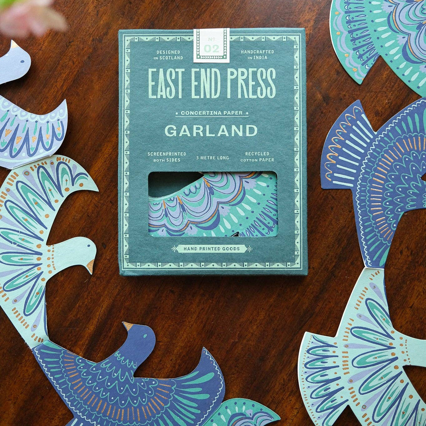 Peace Doves Concertina Garland