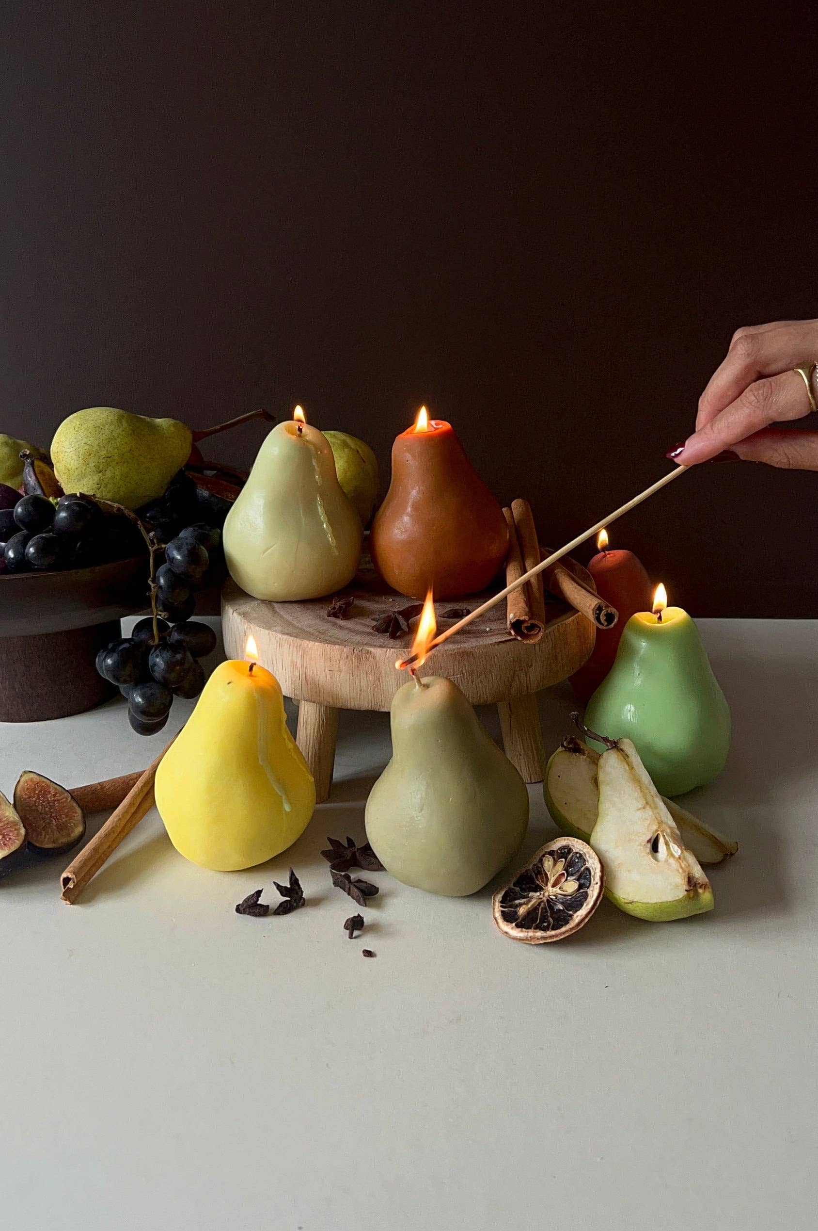Scented Pear Shaped Candle
