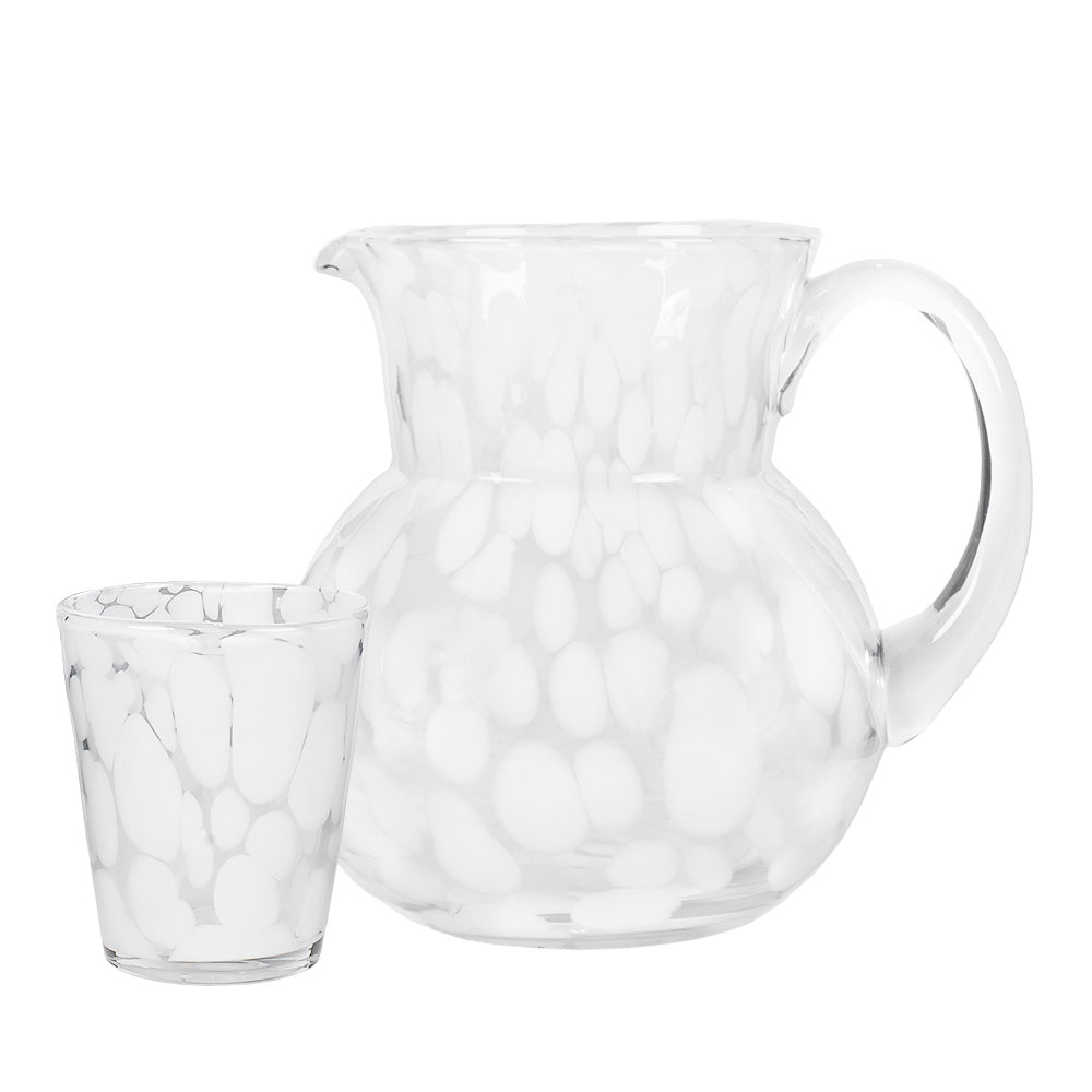 Milano Speckled Glass Jug