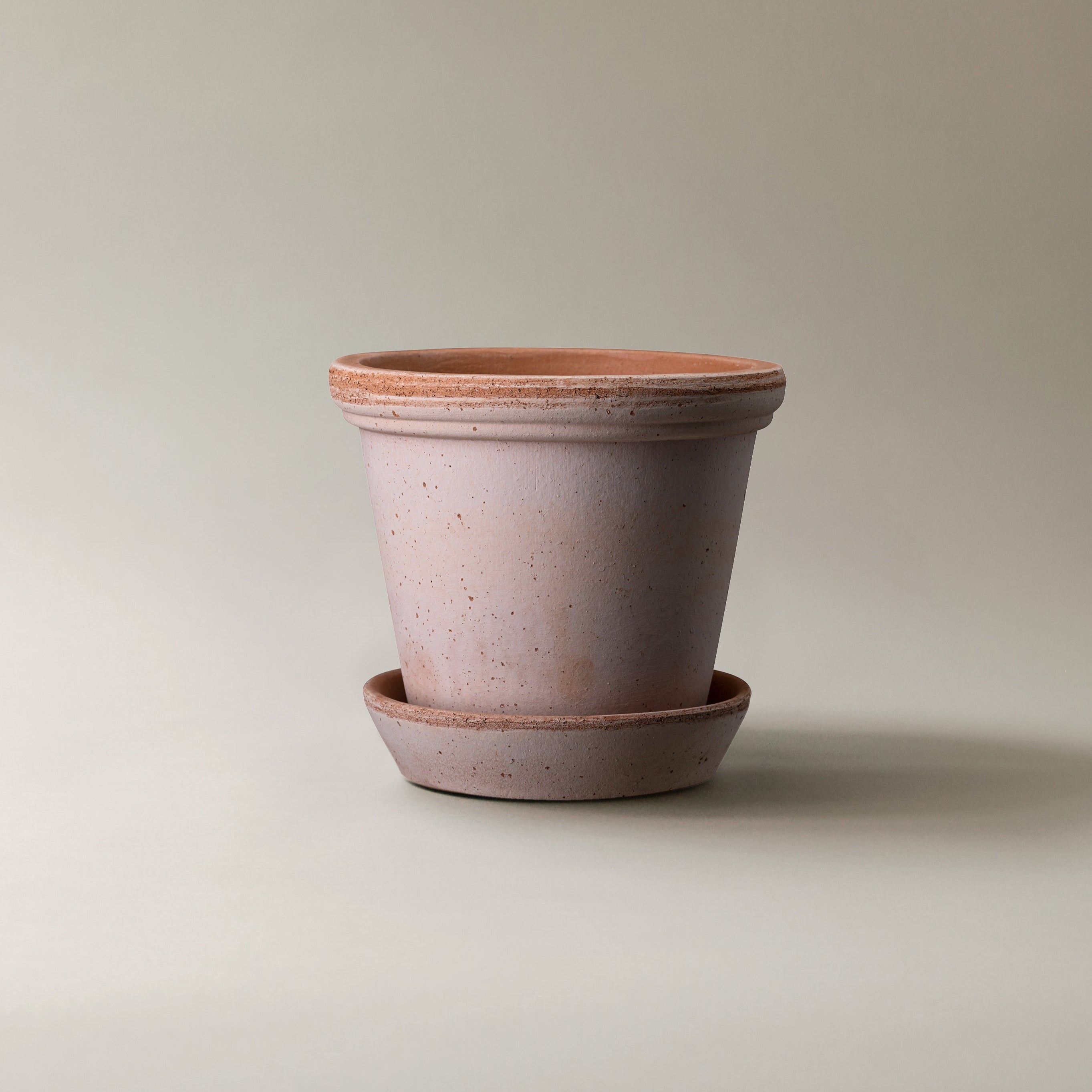 Bergs Potter Terracotta Flora Pot & Saucer Set
