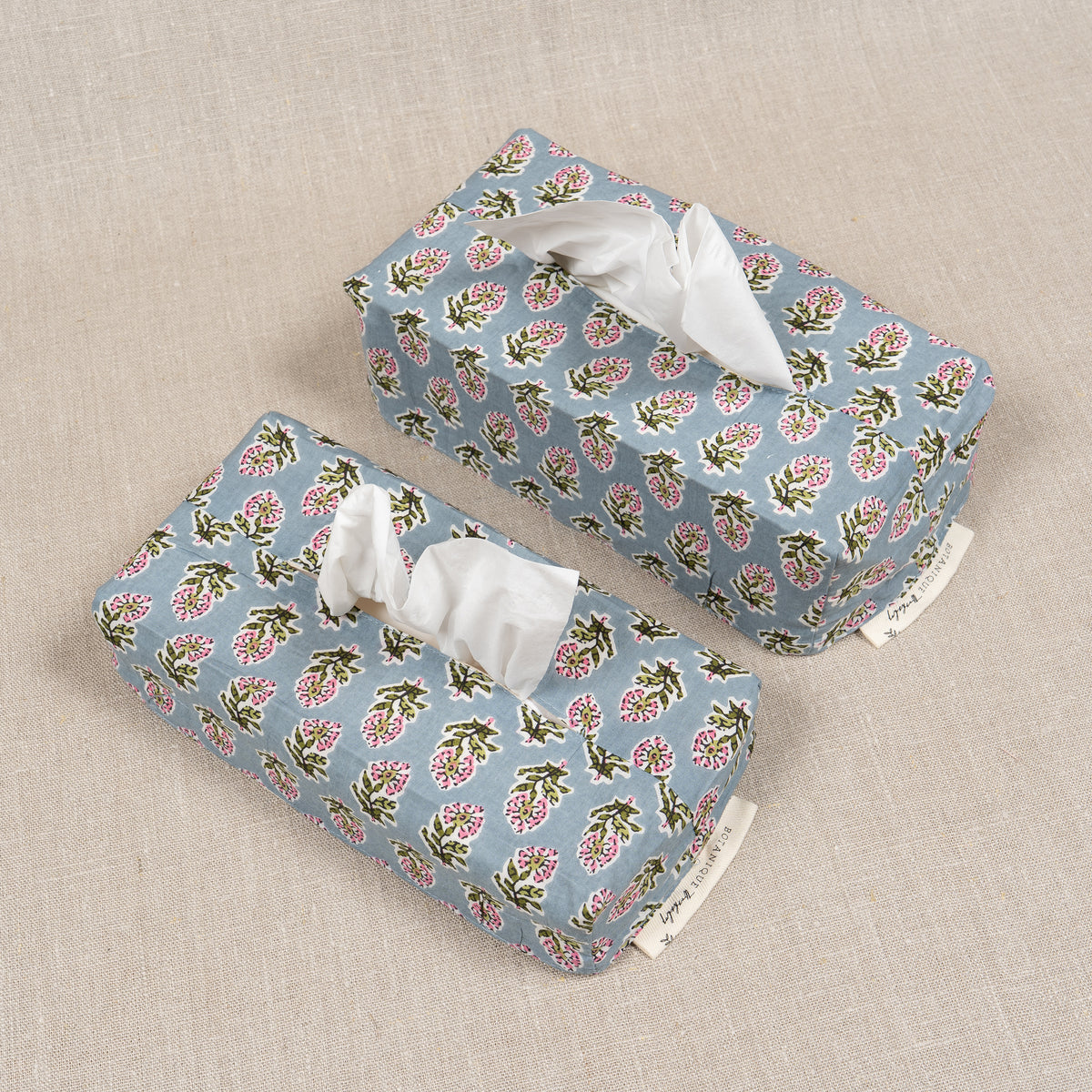 Tissue Box Cover | Phoebe Block Print