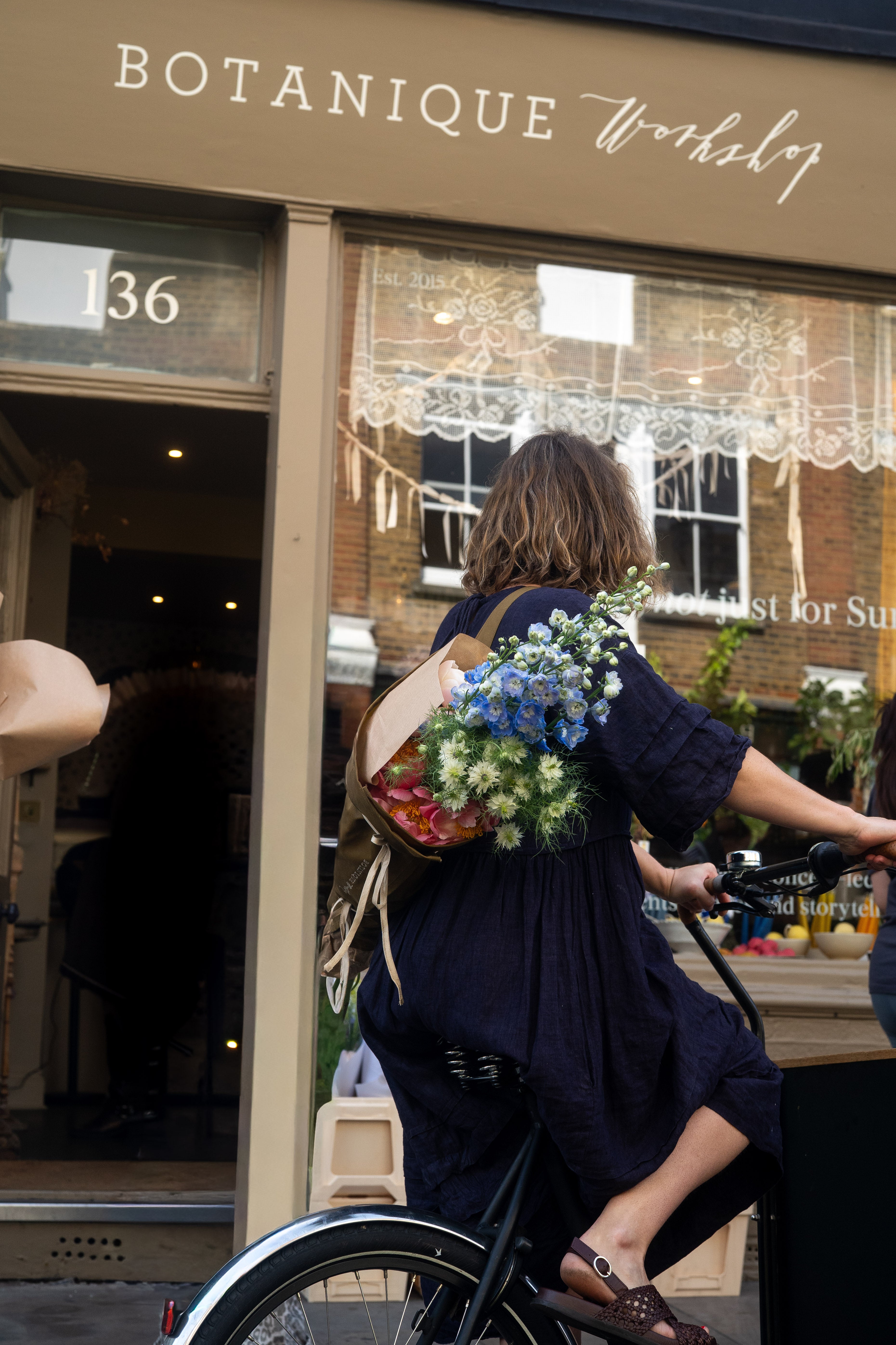 Flower tote bag