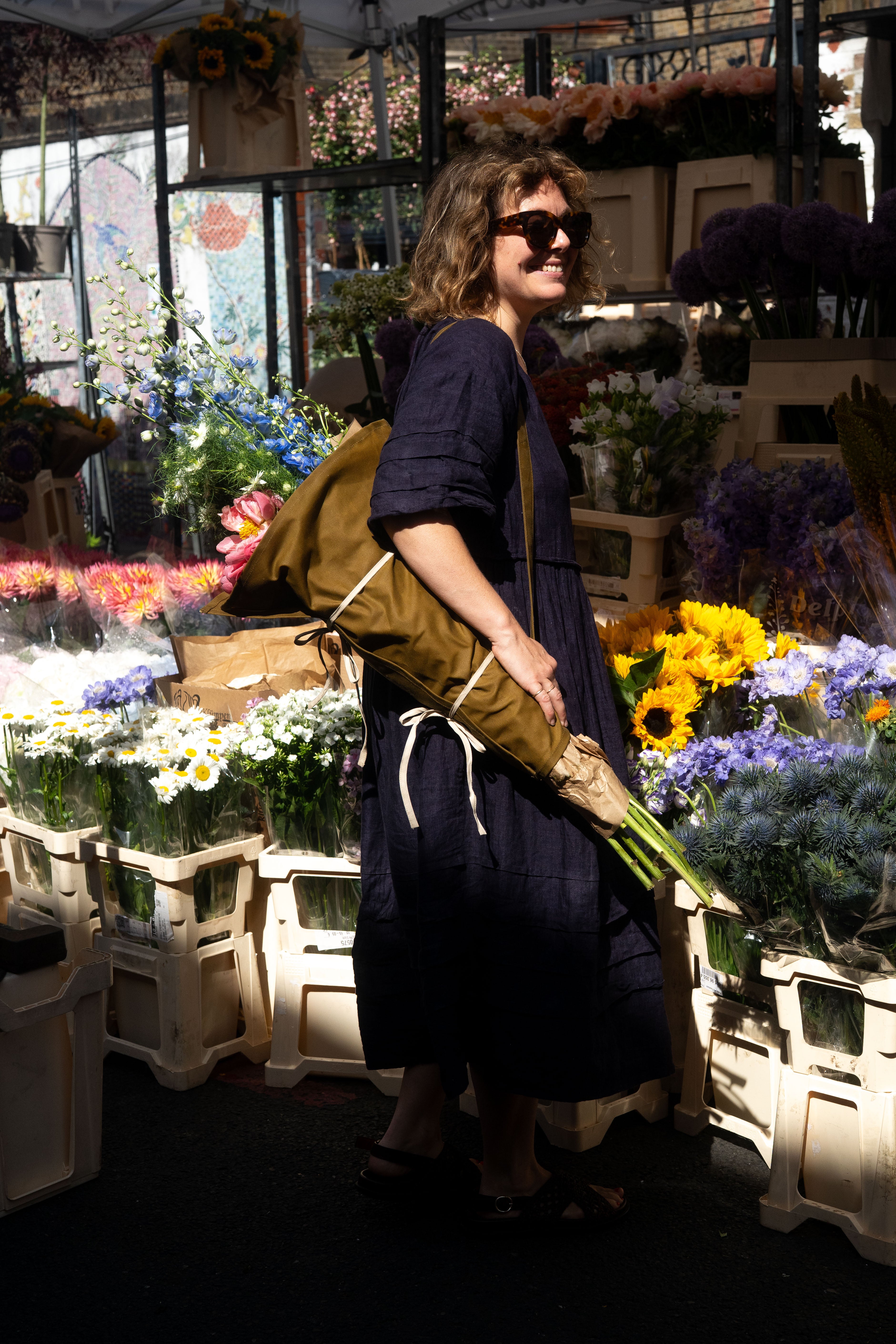 Flower tote bag