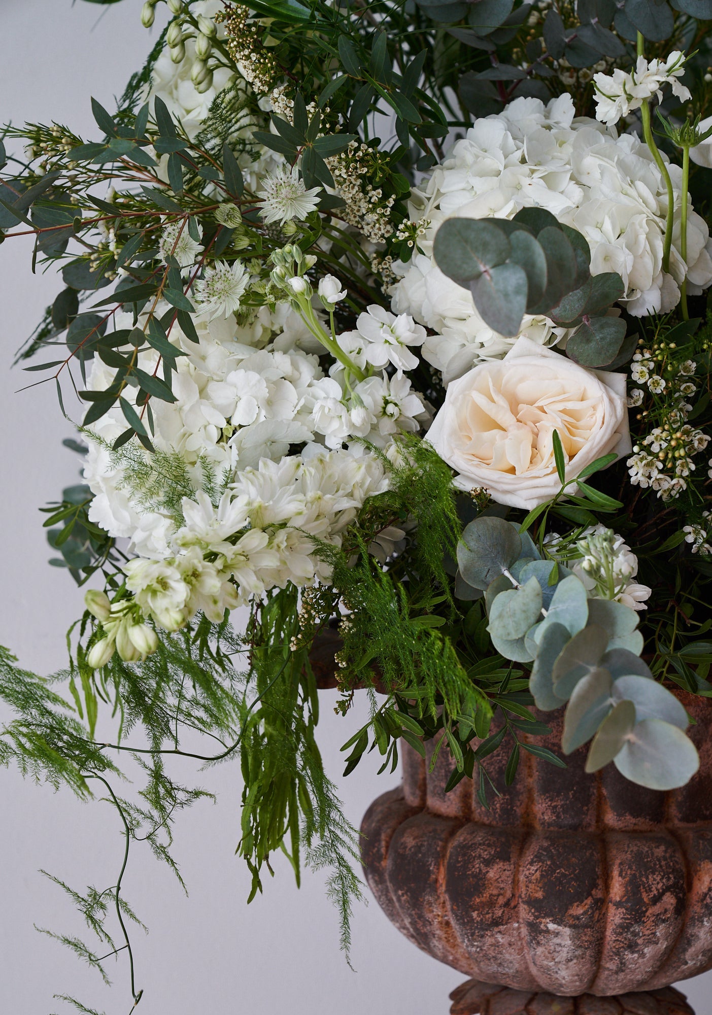 Hire of Victorian Cast Iron Urn : Large