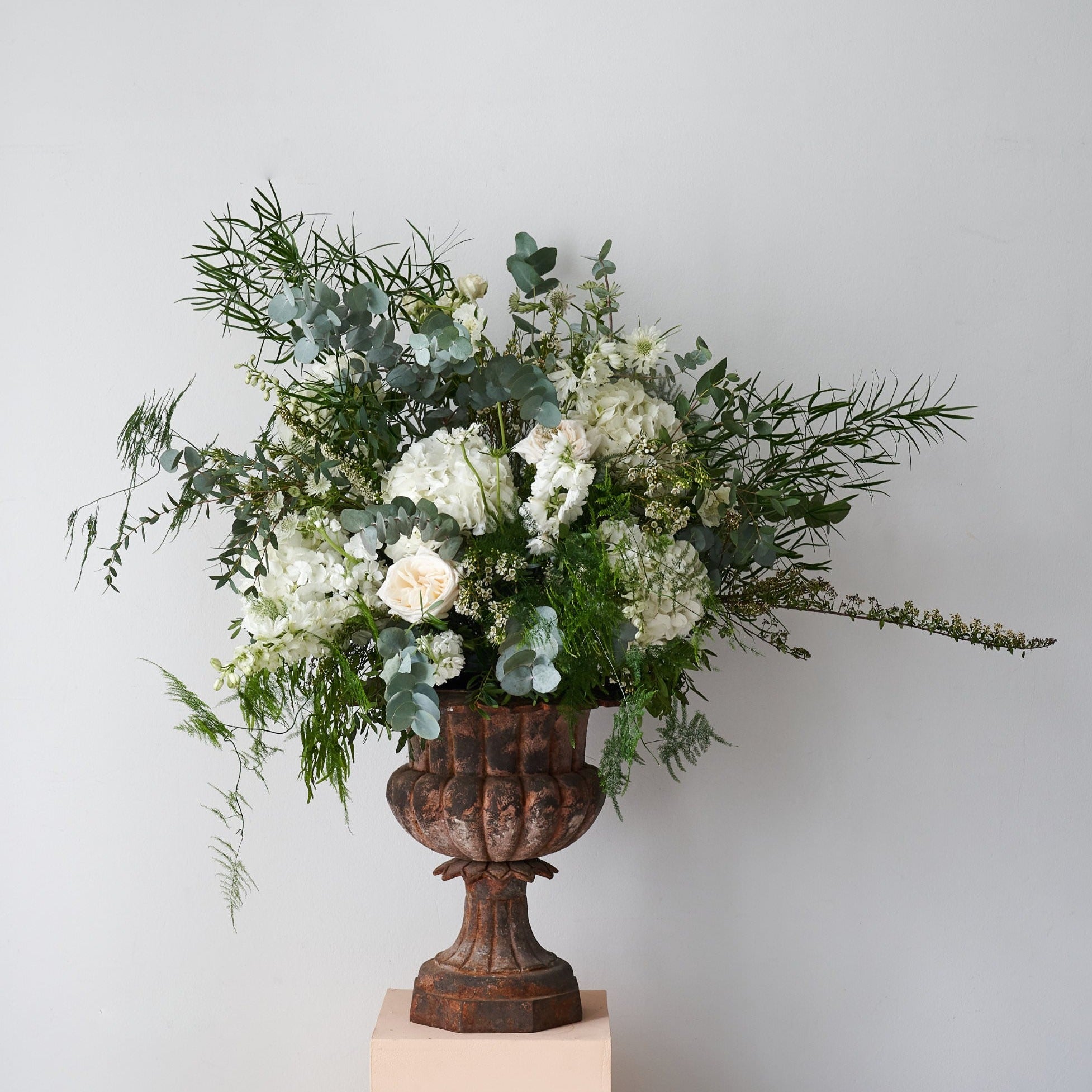 large urn arrangement for weddings and events