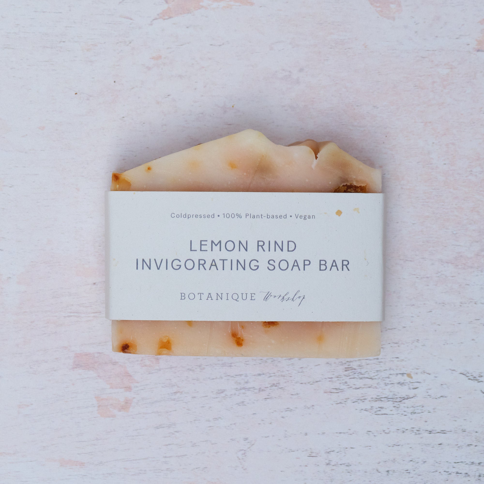 Lemon rind invigorating soap bar