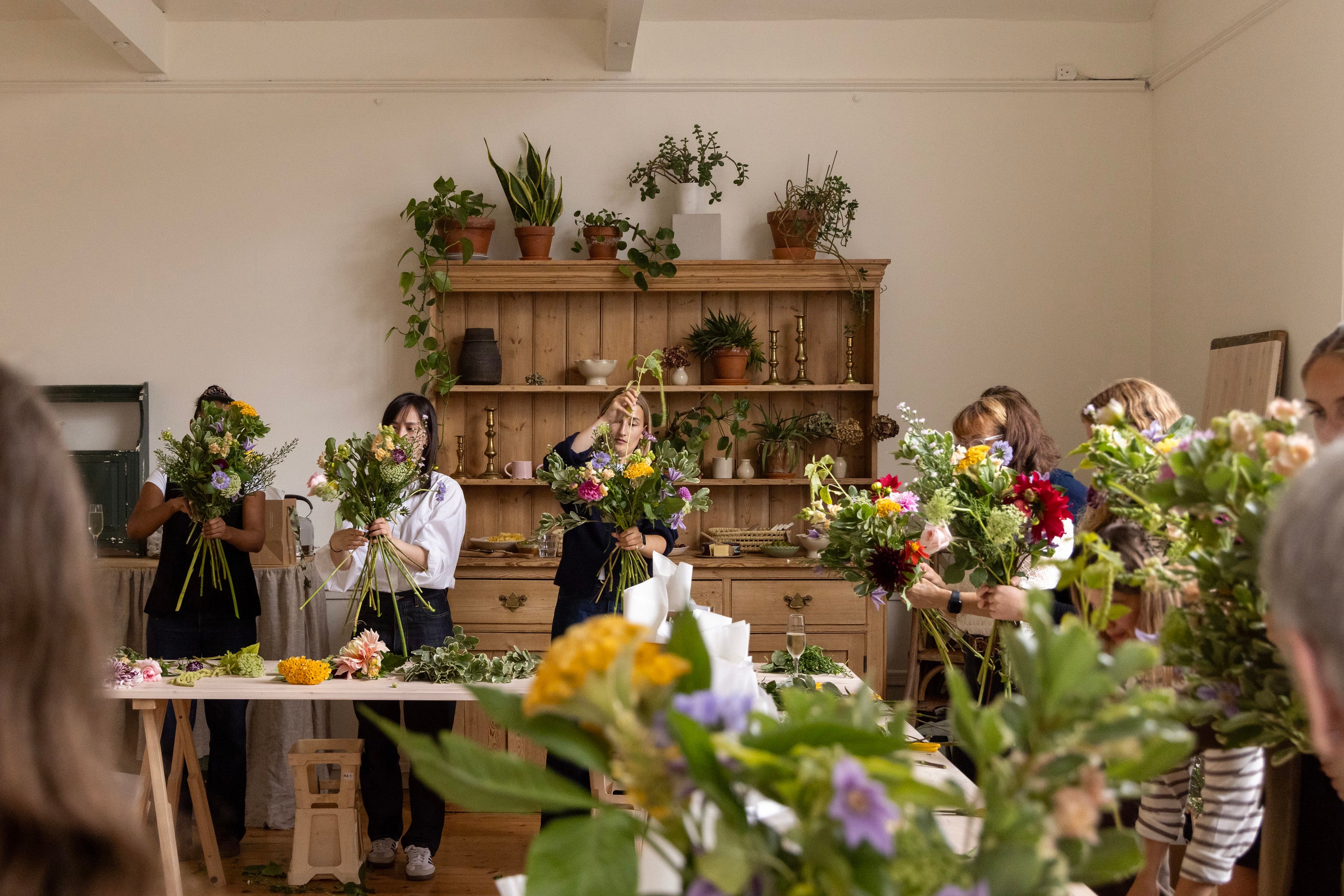 Seasonal Hand-Tied Flower Bouquet Making Workshop