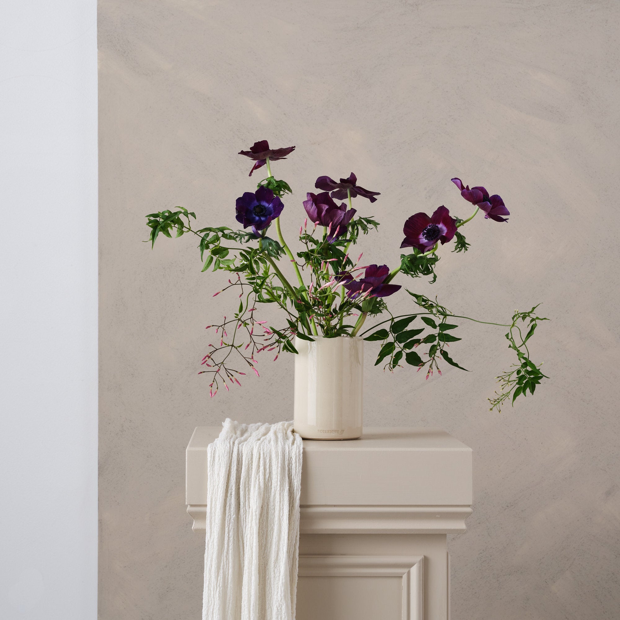 Stoneware Cylinder Vase | Clear | 2 Sizes Available