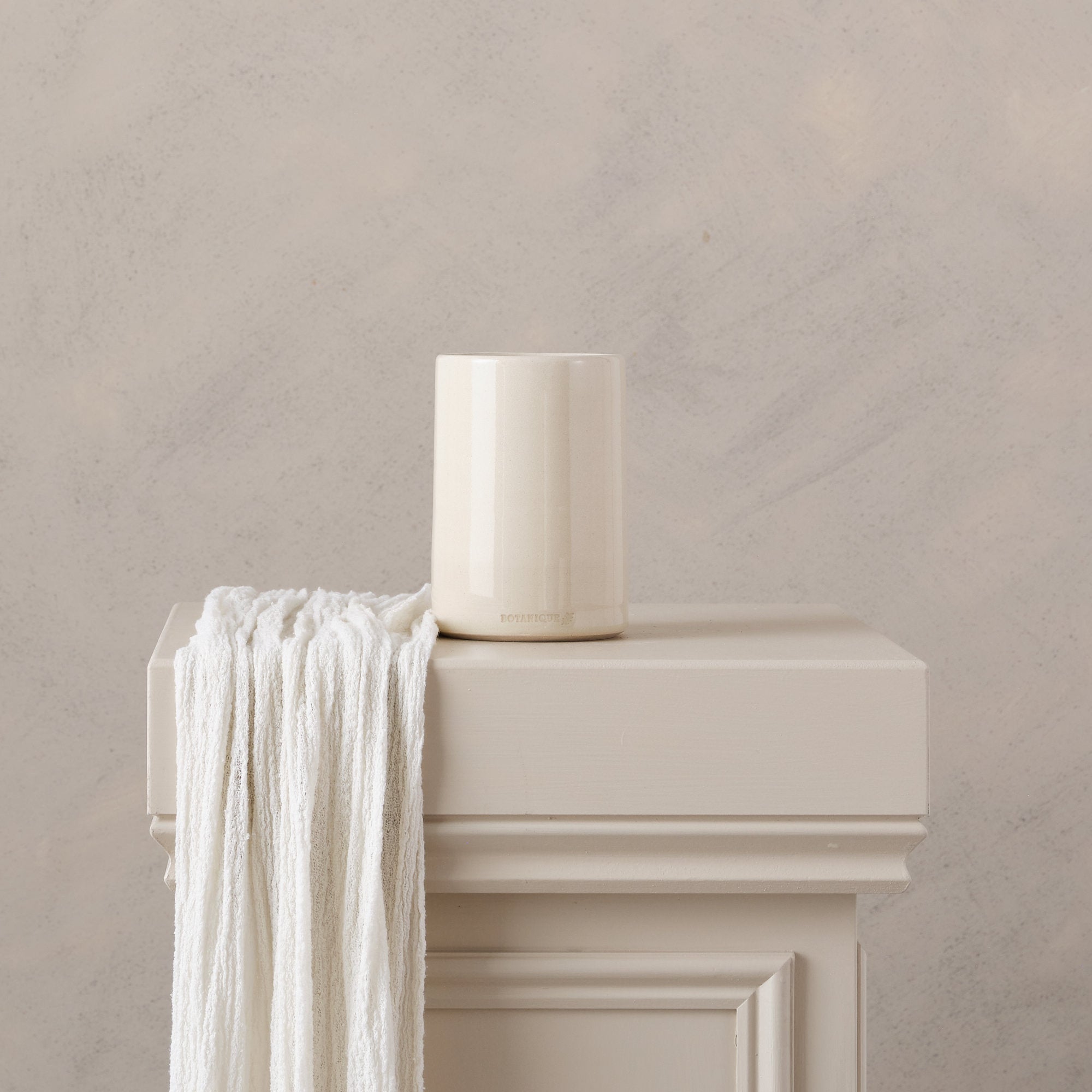 Stoneware Cylinder Vase | Clear | 2 Sizes Available