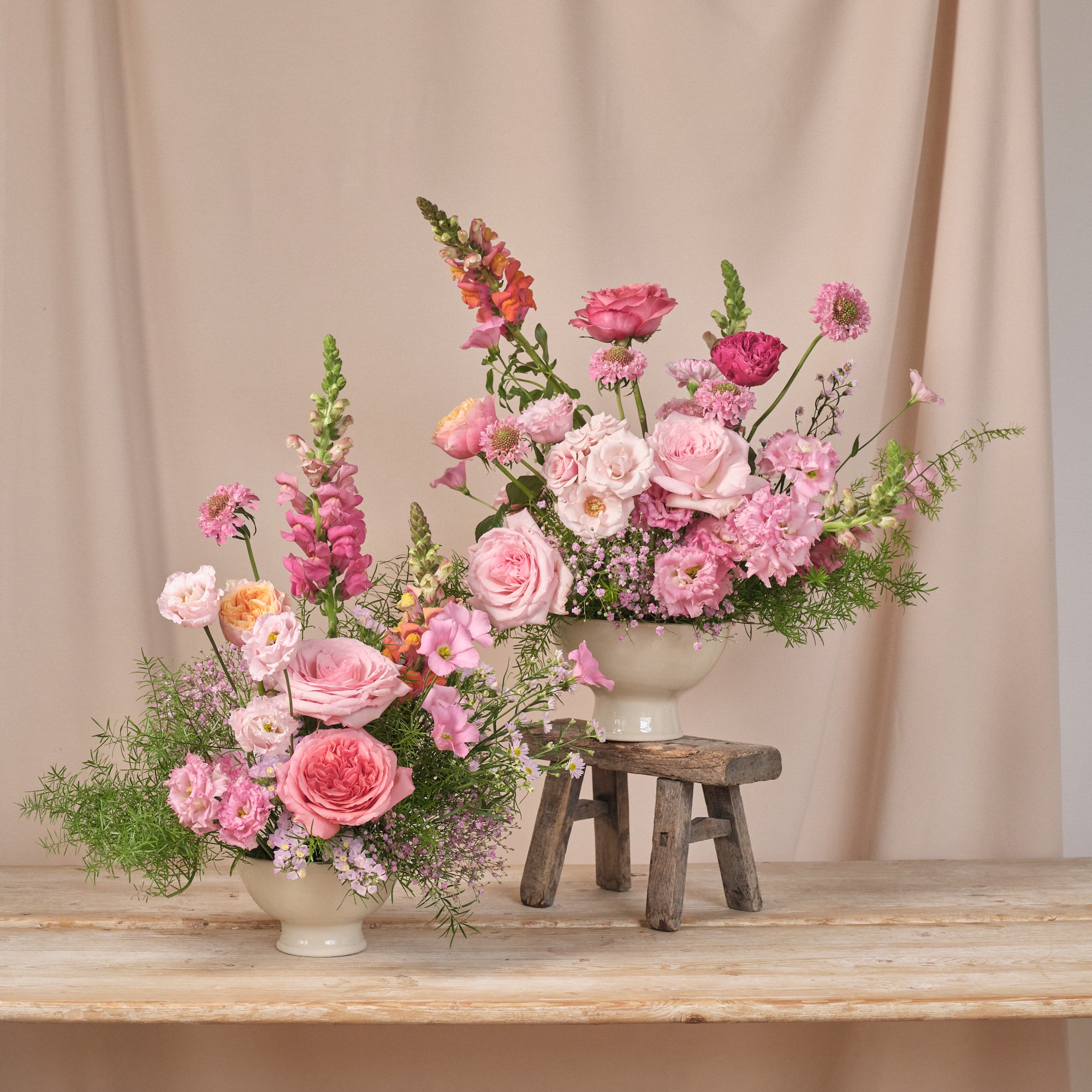 Brights in Bloom Bowl Arrangements