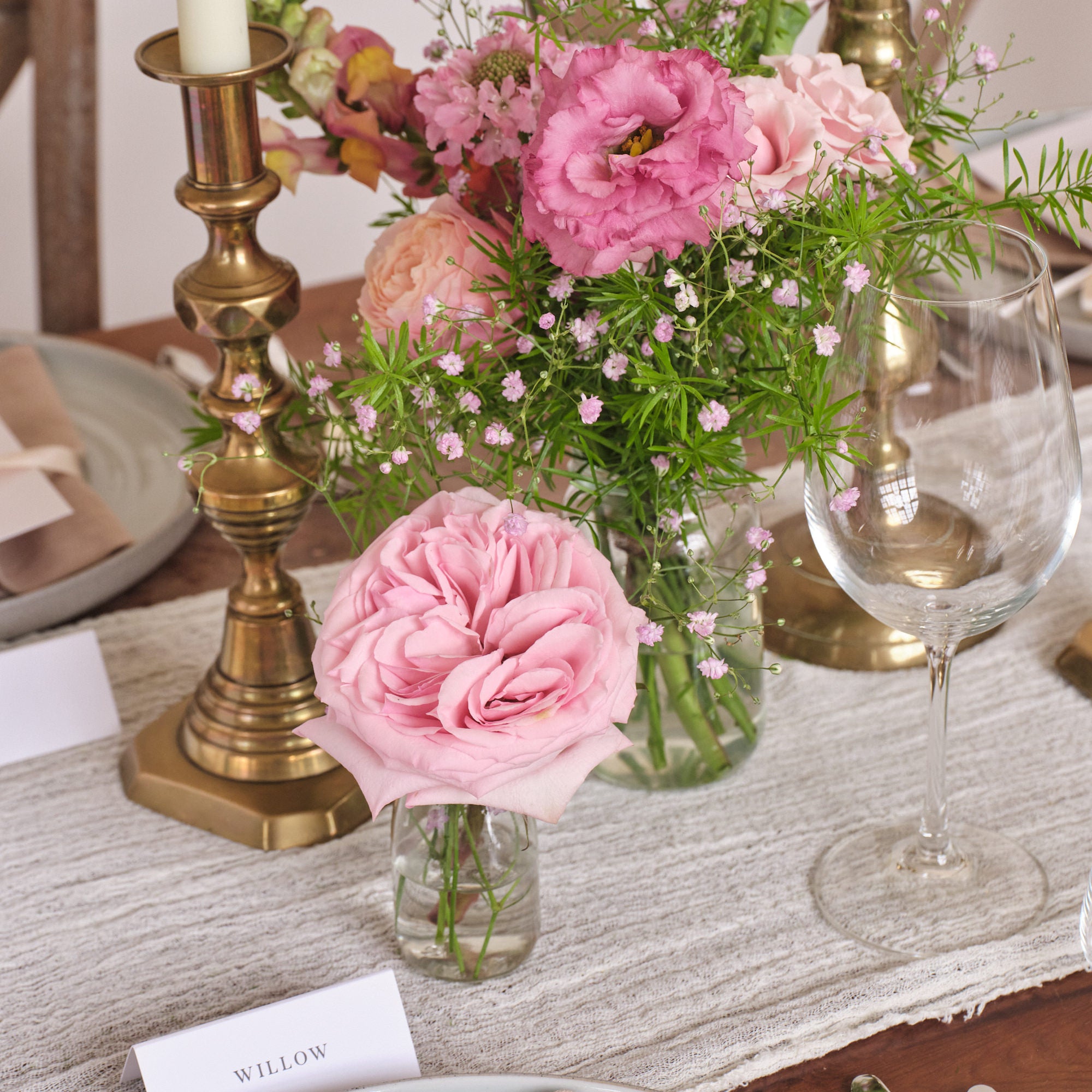 Brights in Bloom Jam Jar Arrangements