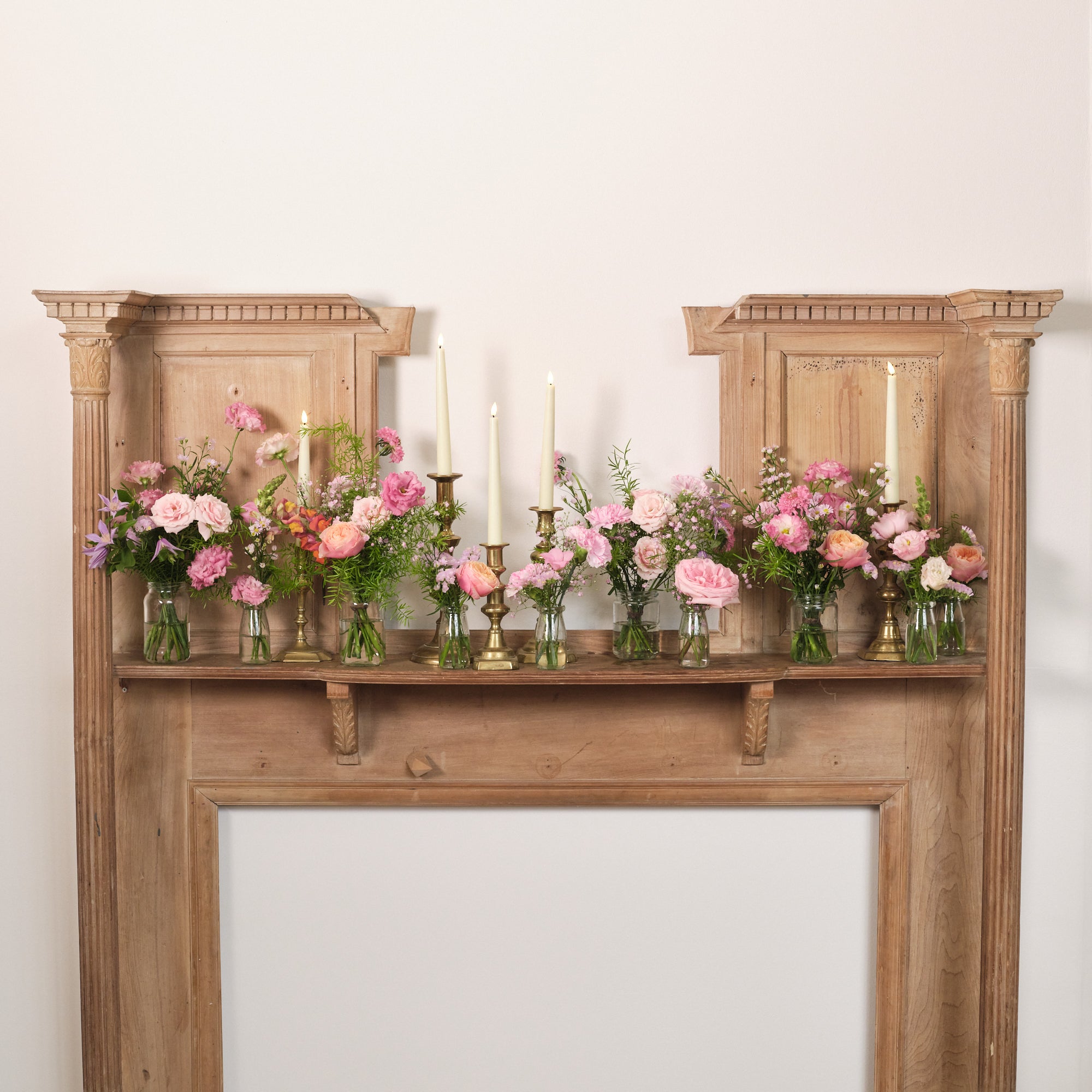 Brights in Bloom Jam Jar Arrangements