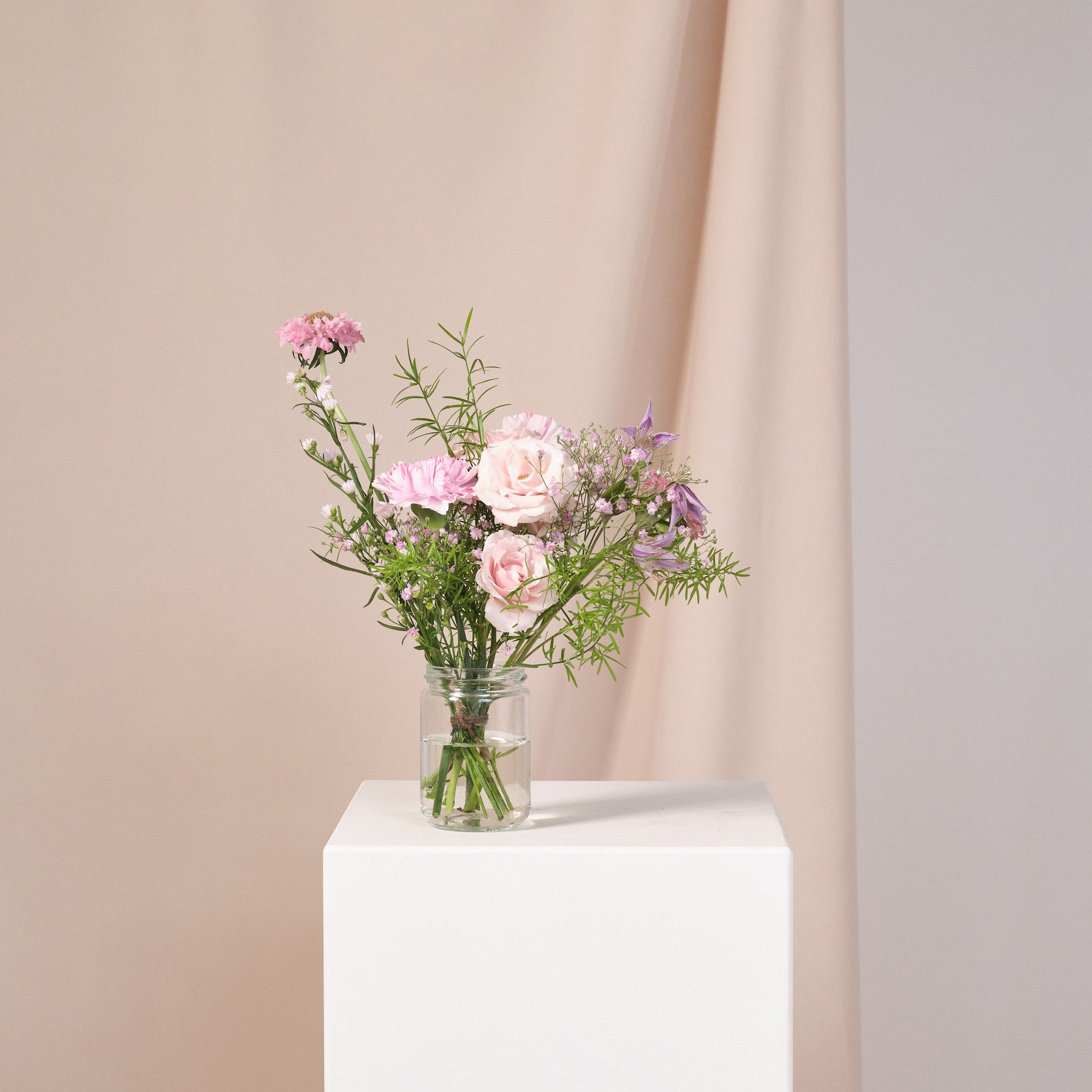 Brights in Bloom Jam Jar Arrangements