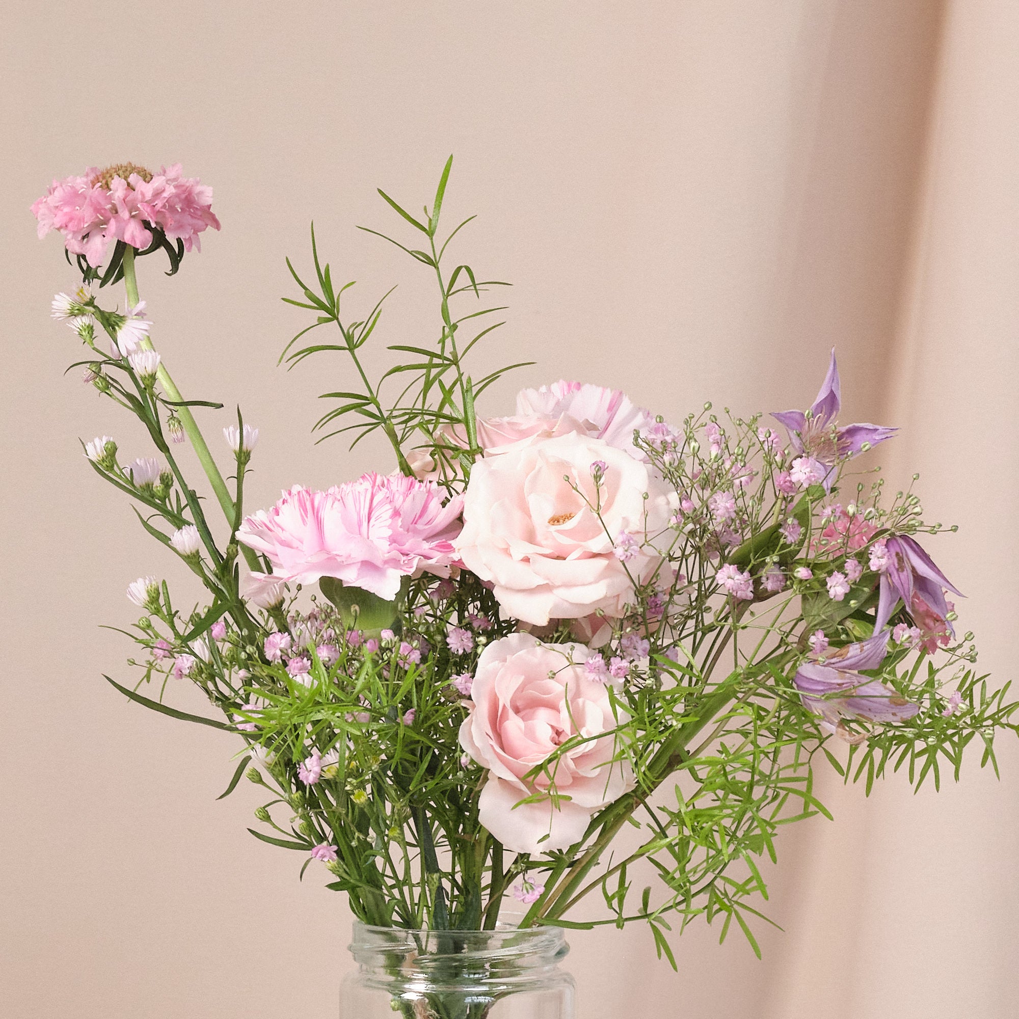 Brights in Bloom Jam Jar Arrangements